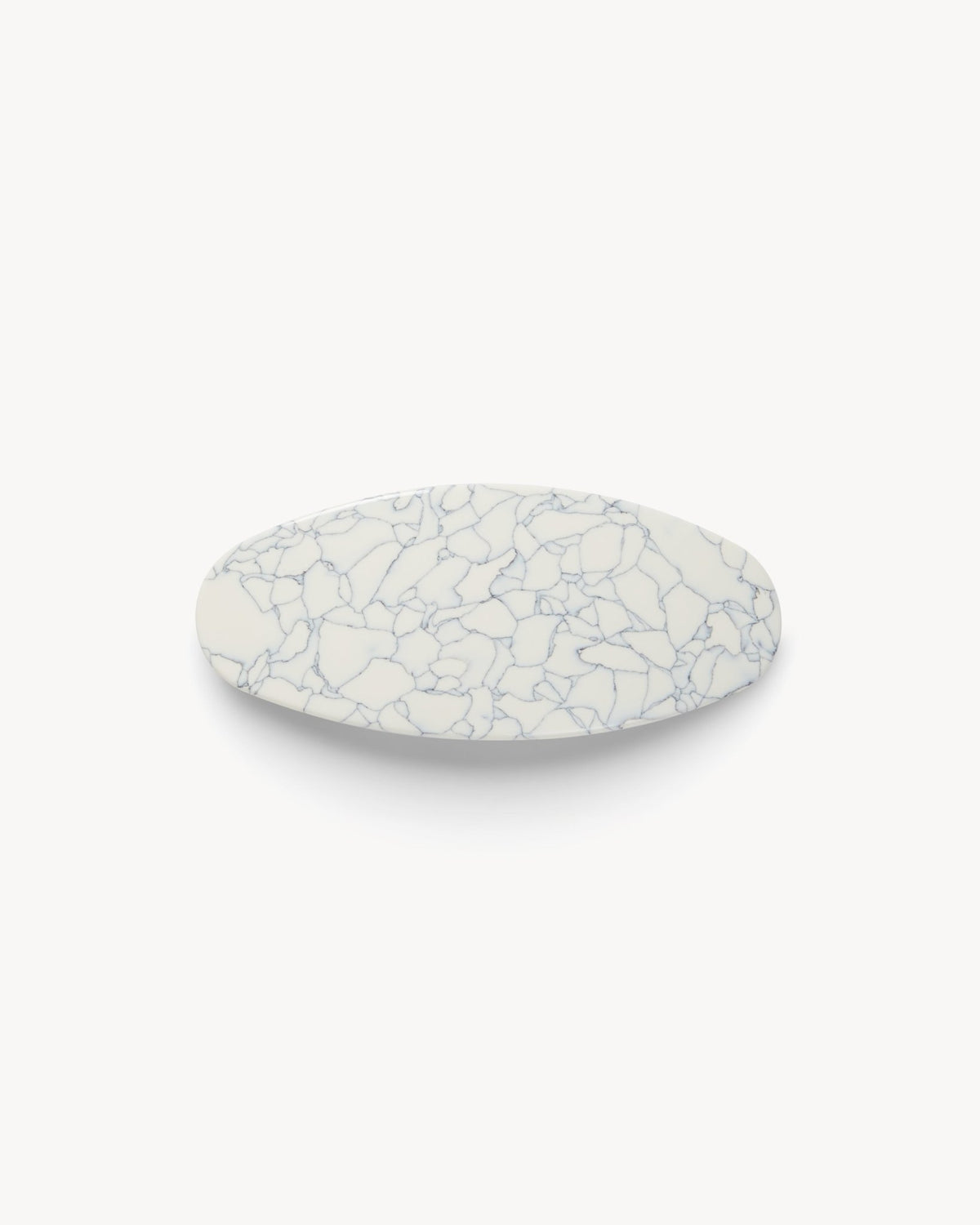 Jumbo Oval Barrette in Marble - MACHETE