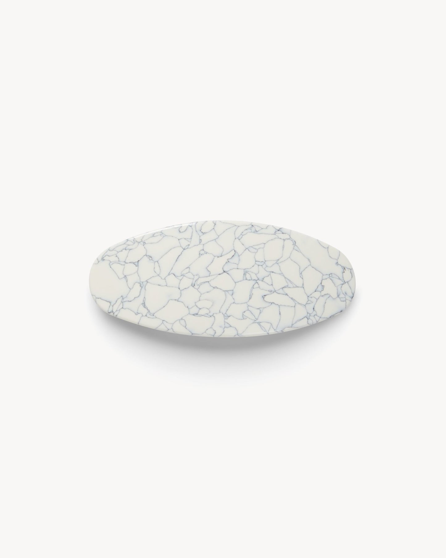 Jumbo Oval Barrette in Marble - MACHETE