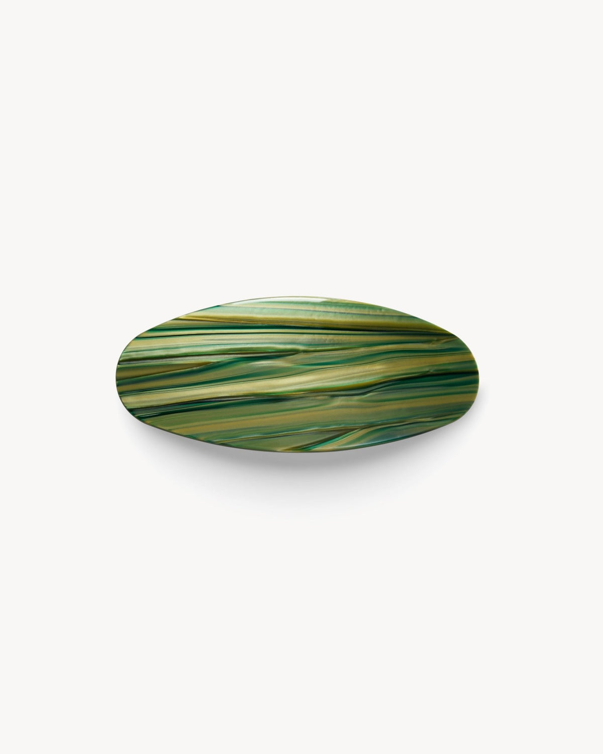 Jumbo Oval Barrette in Meadow - MACHETE