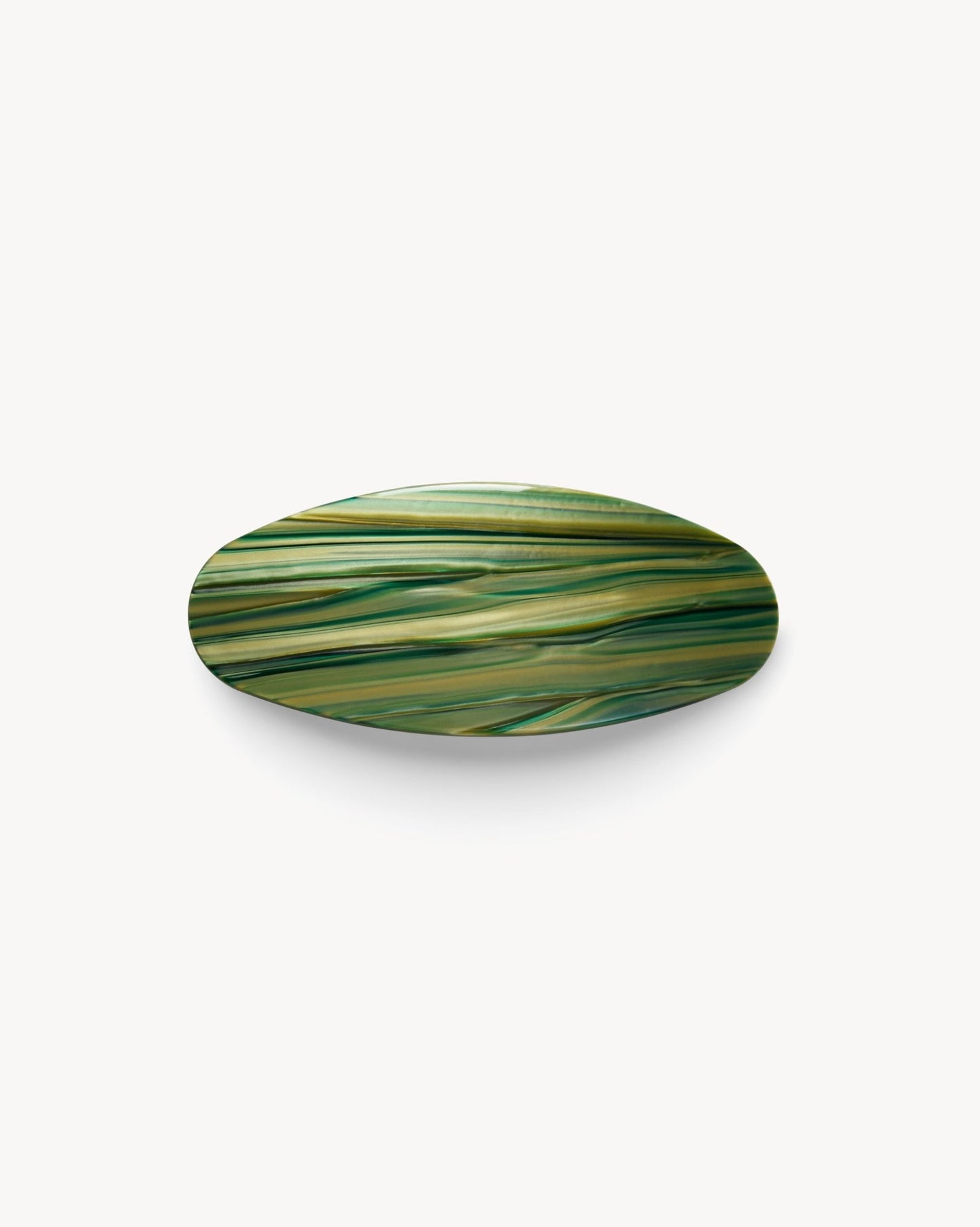 Jumbo Oval Barrette in Meadow - MACHETE