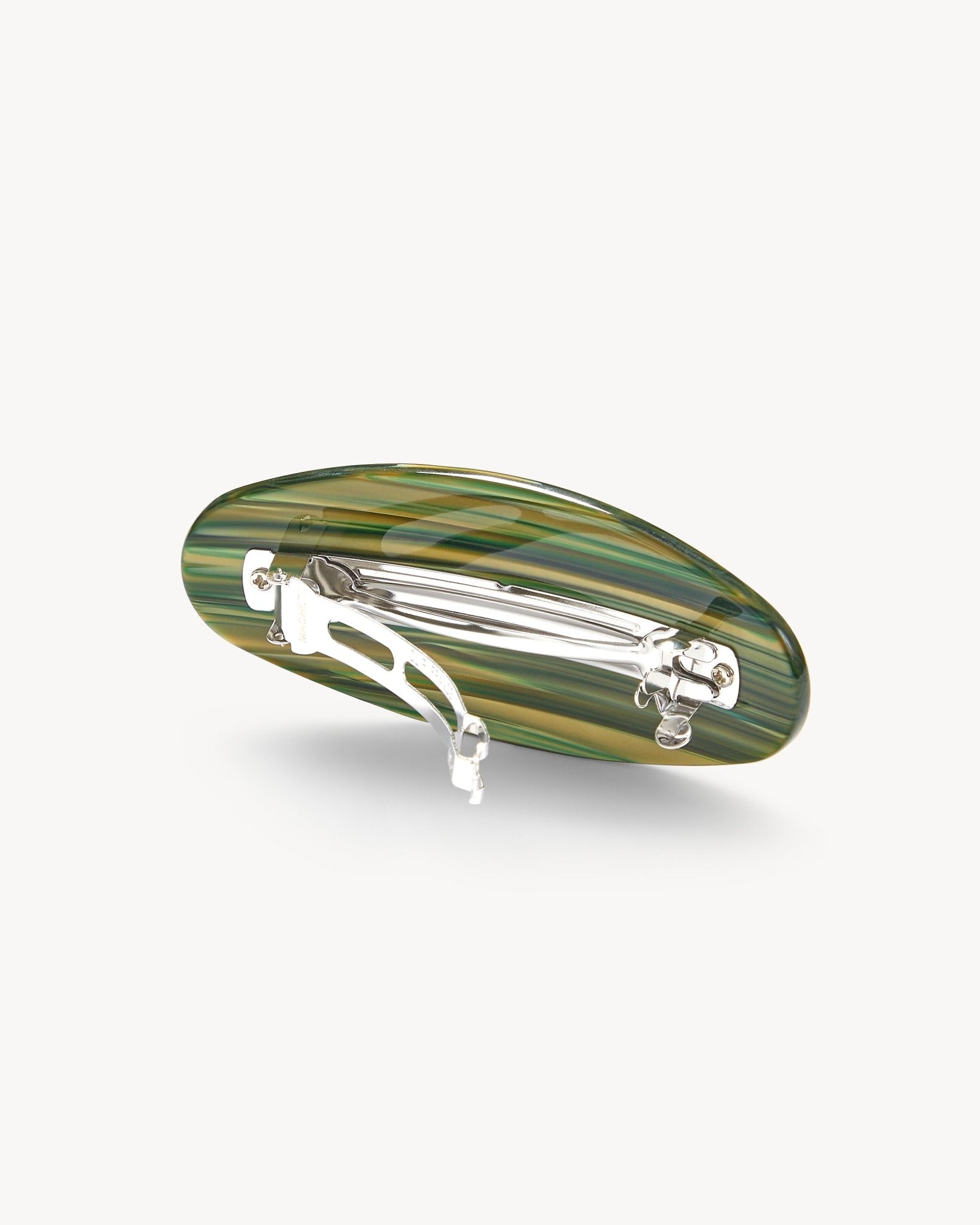 Jumbo Oval Barrette in Meadow - MACHETE