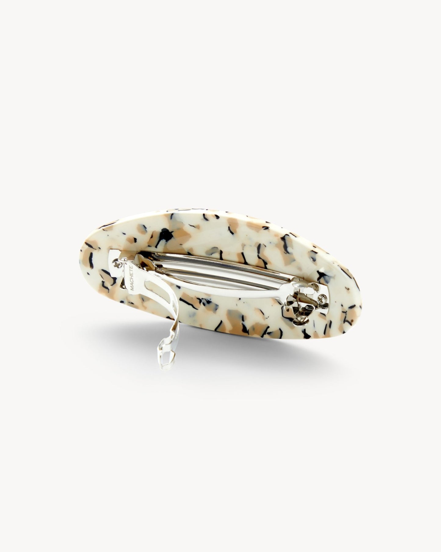 Jumbo Oval Barrette in Terrazzo - MACHETE