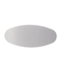 Jumbo Oval Barrette in Light Grey