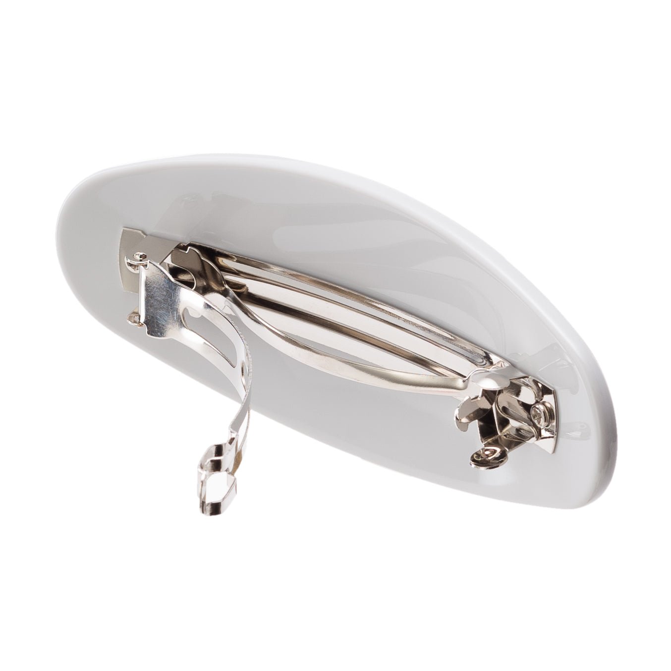 Jumbo Oval Clip in Light Grey