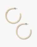 Large Hoops in Alabaster