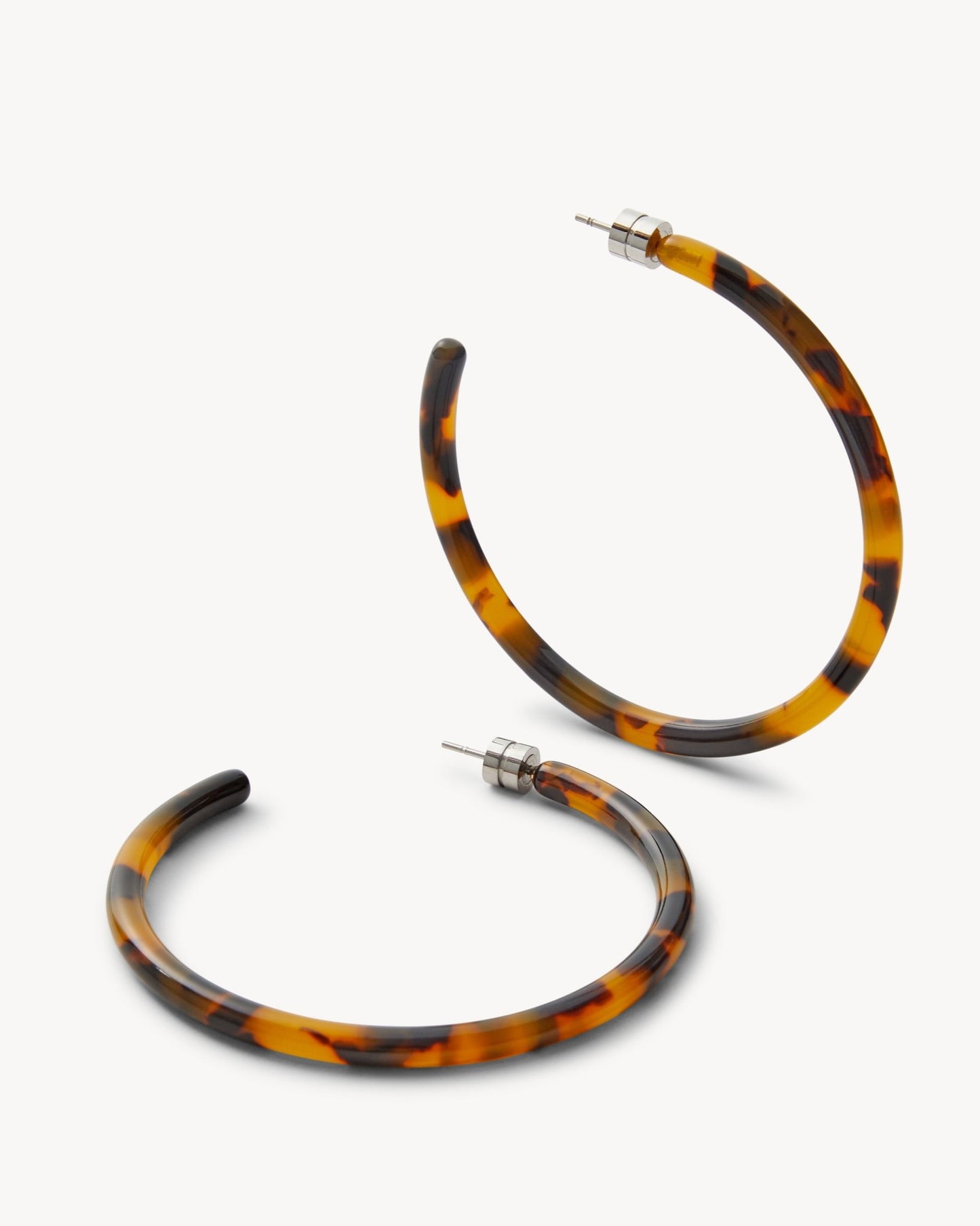 Large Hoops in Classic Tortoise - MACHETE