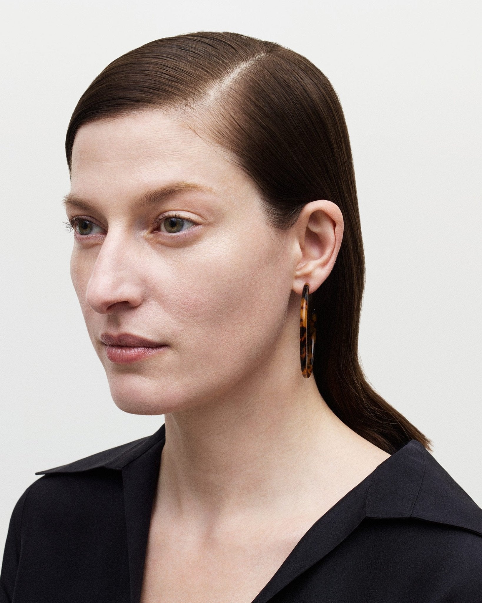 Large Hoops in Classic Tortoise - MACHETE