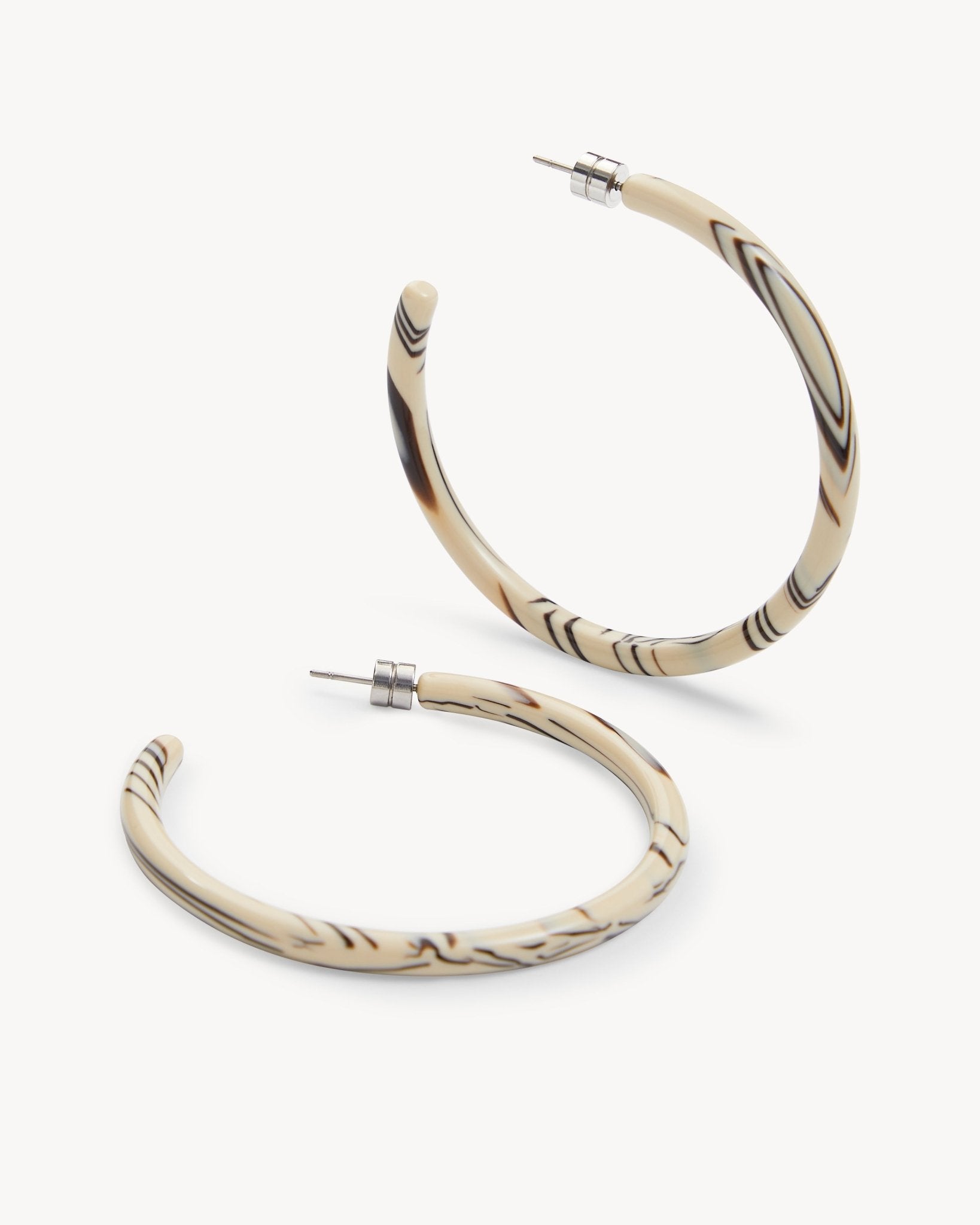 Large Hoops in Ganache - MACHETE