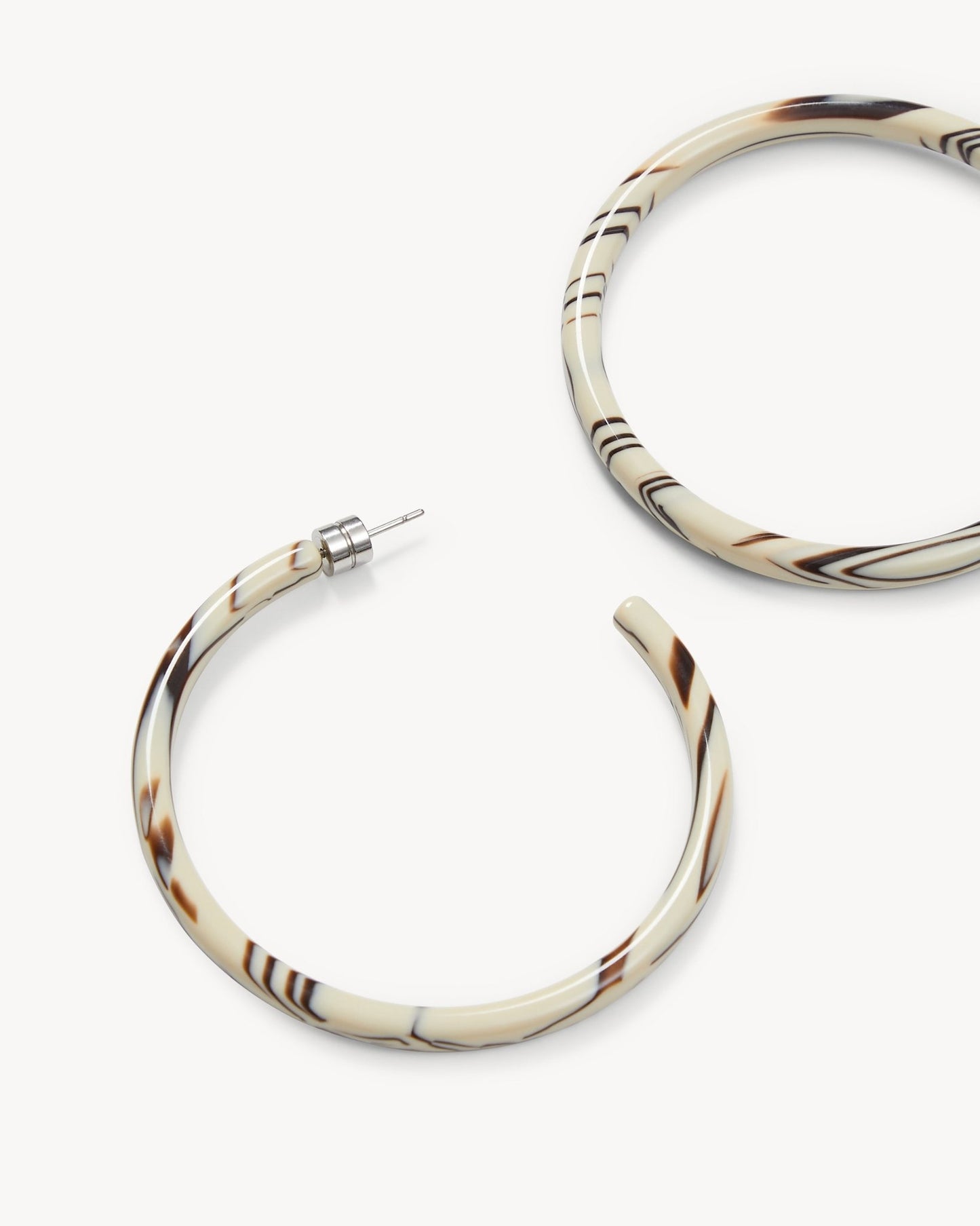 Large Hoops in Ganache - MACHETE