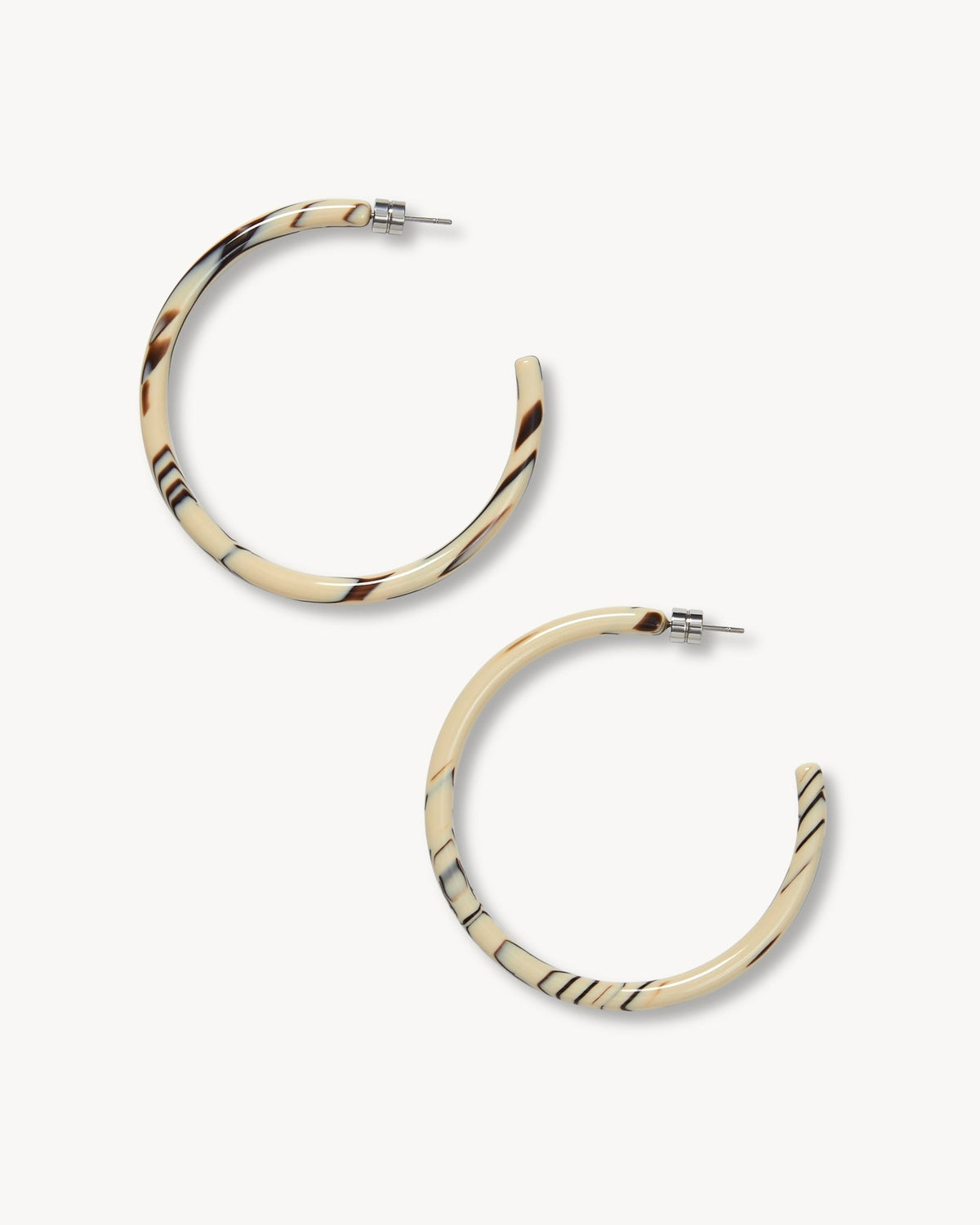 Large Hoops in Ganache - MACHETE