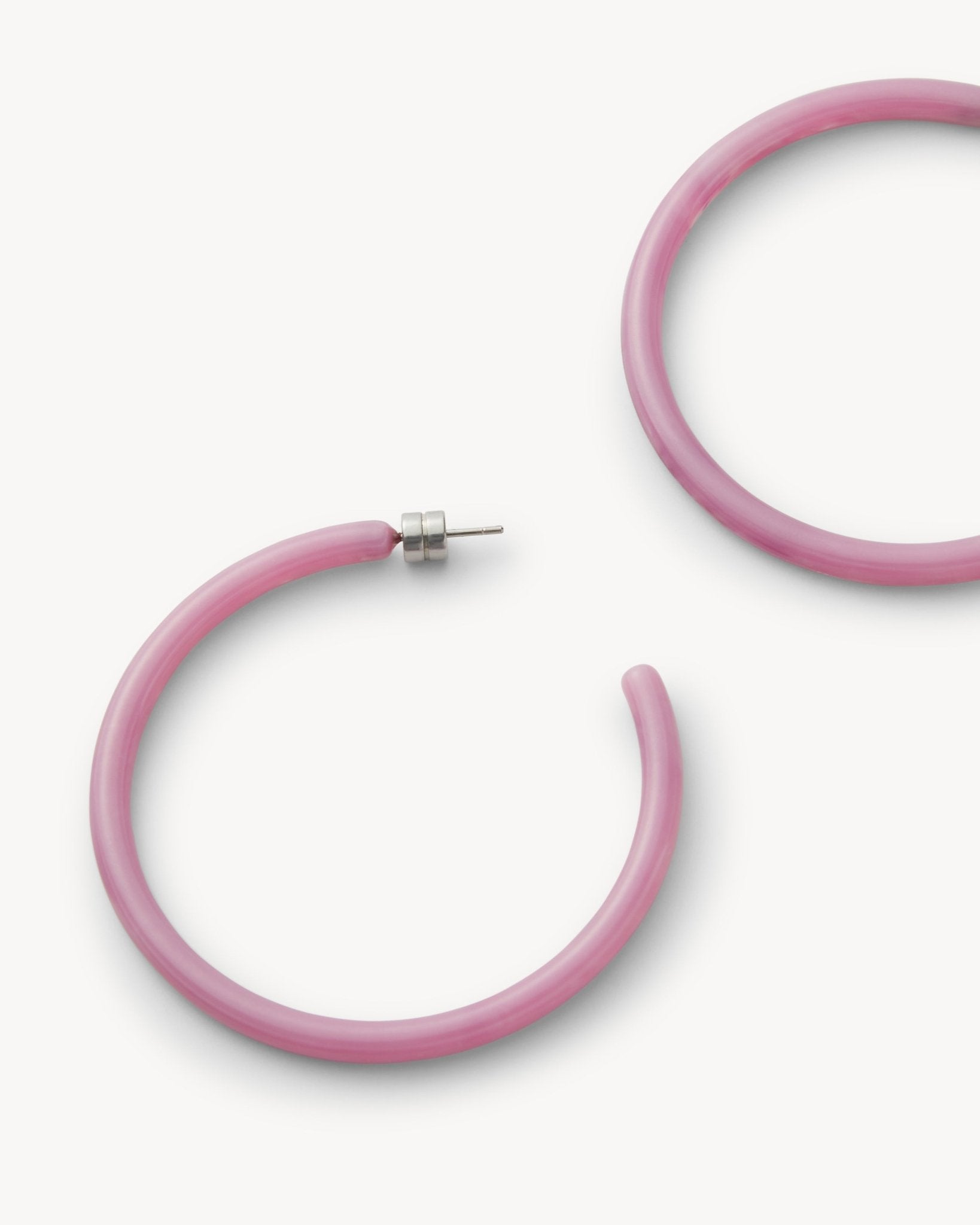 Large Hoops in Orchid - MACHETE