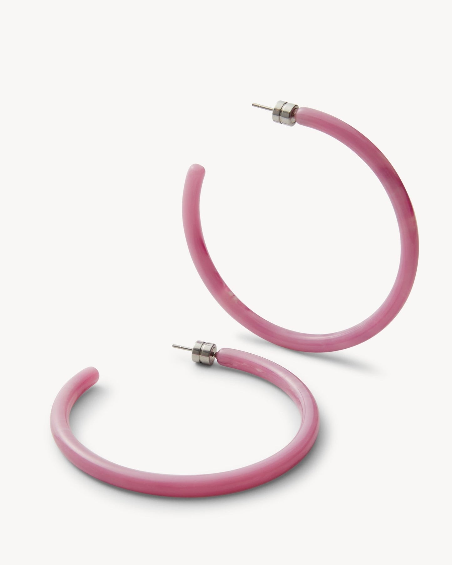 Large Hoops in Orchid - MACHETE