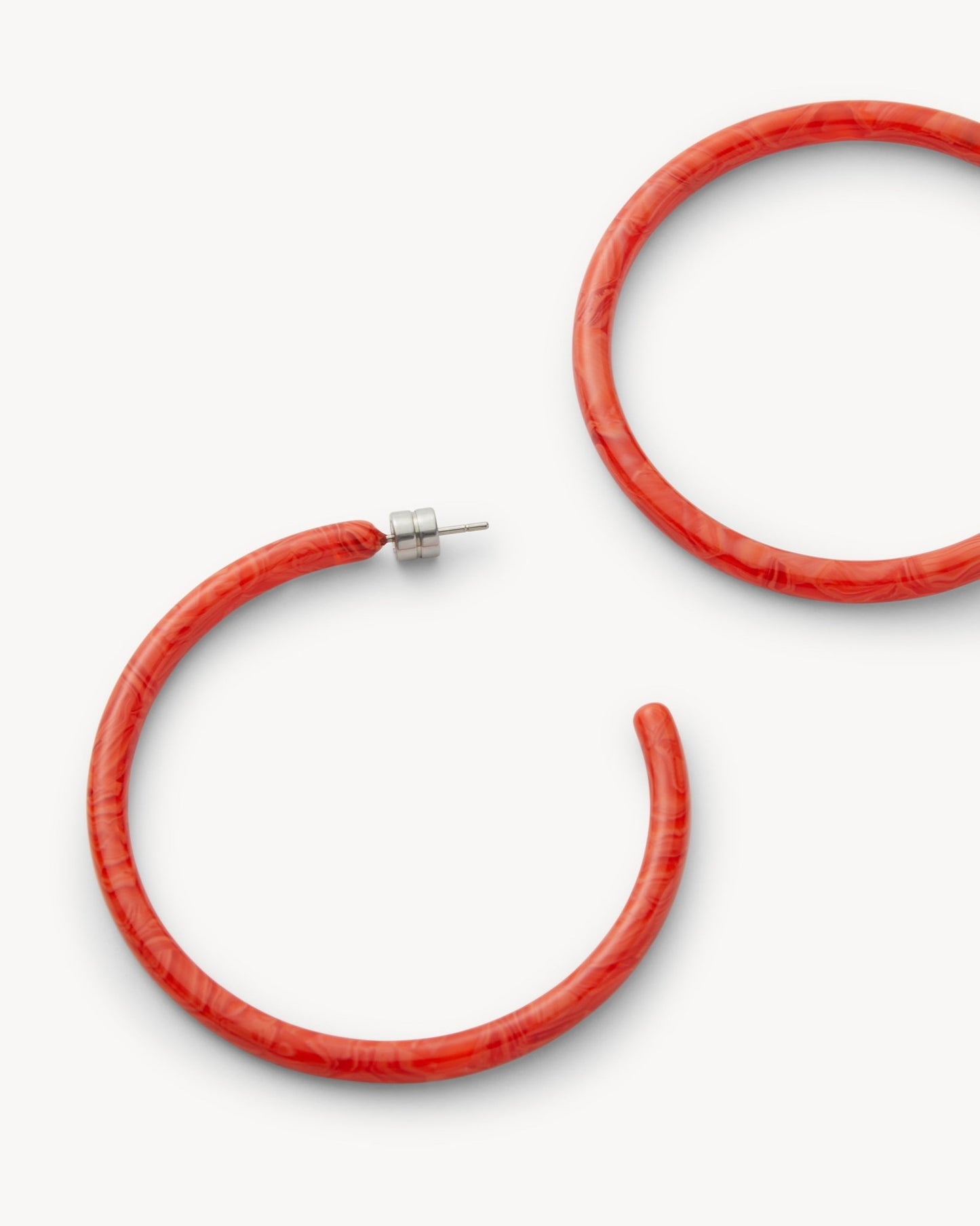 Large Hoops in Poppy - MACHETE