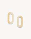 Chunky Link Charms in Alabaster