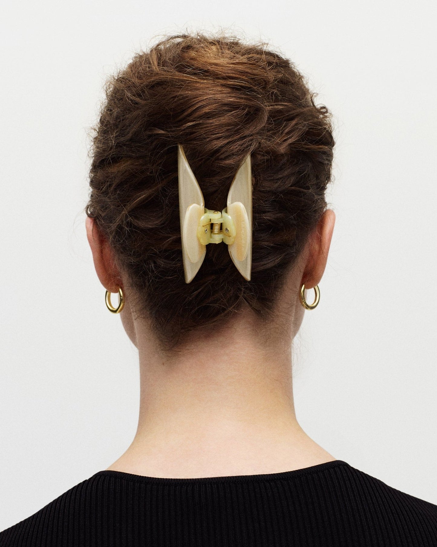 Midi Heirloom Hair Claw in Blonde Tortoise