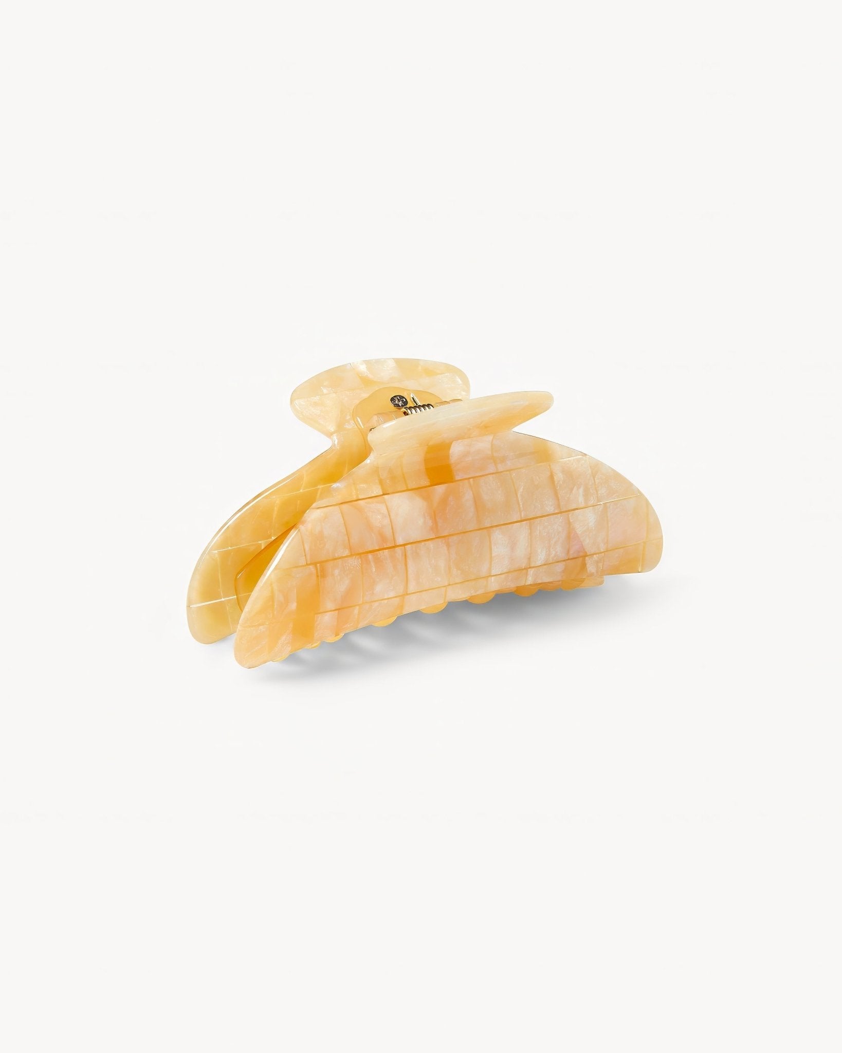 Midi Heirloom Hair Claw in Sea Shell Checker
