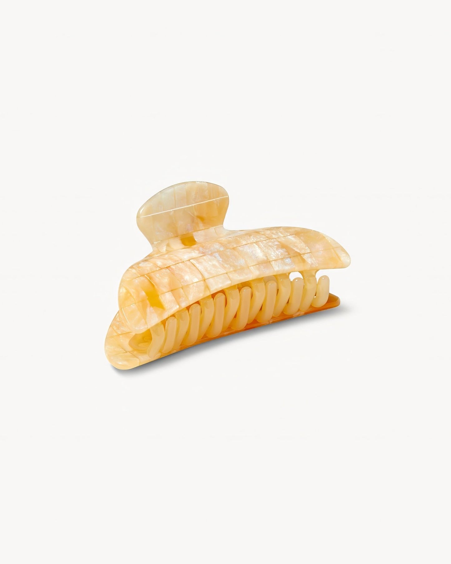 Midi Heirloom Hair Claw in Sea Shell Checker