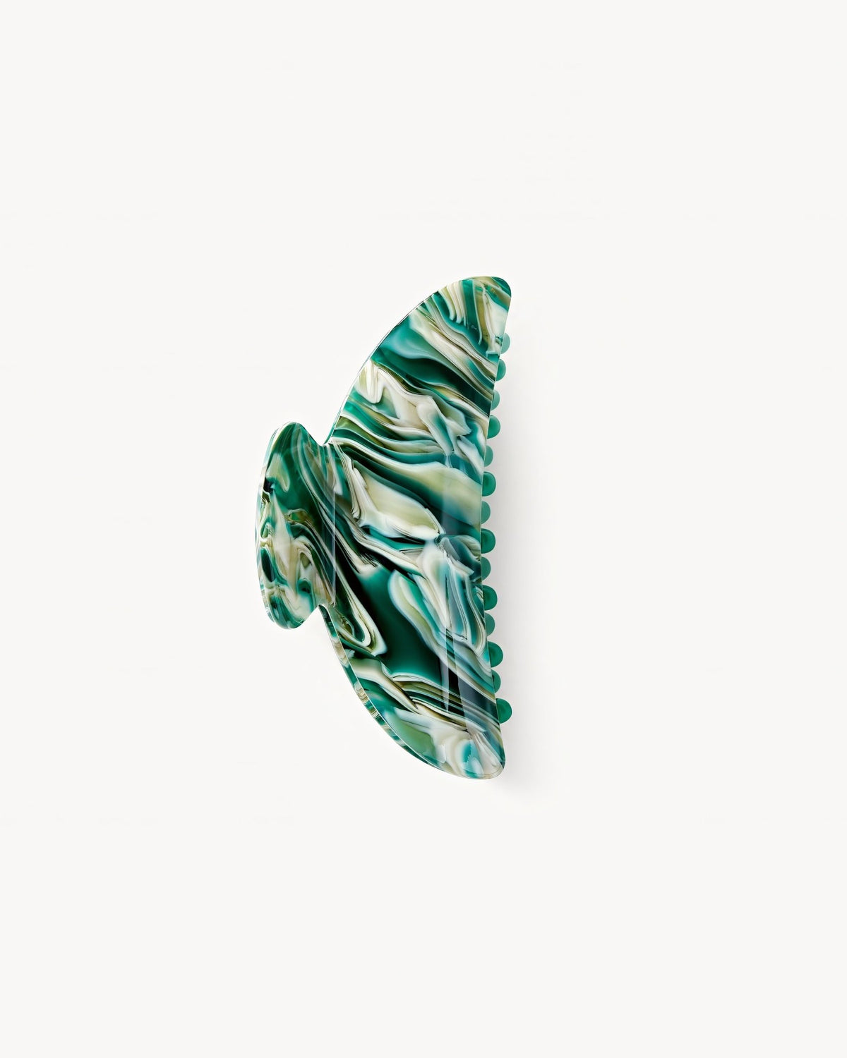 Midi Heirloom Hair Claw in Stromanthe
