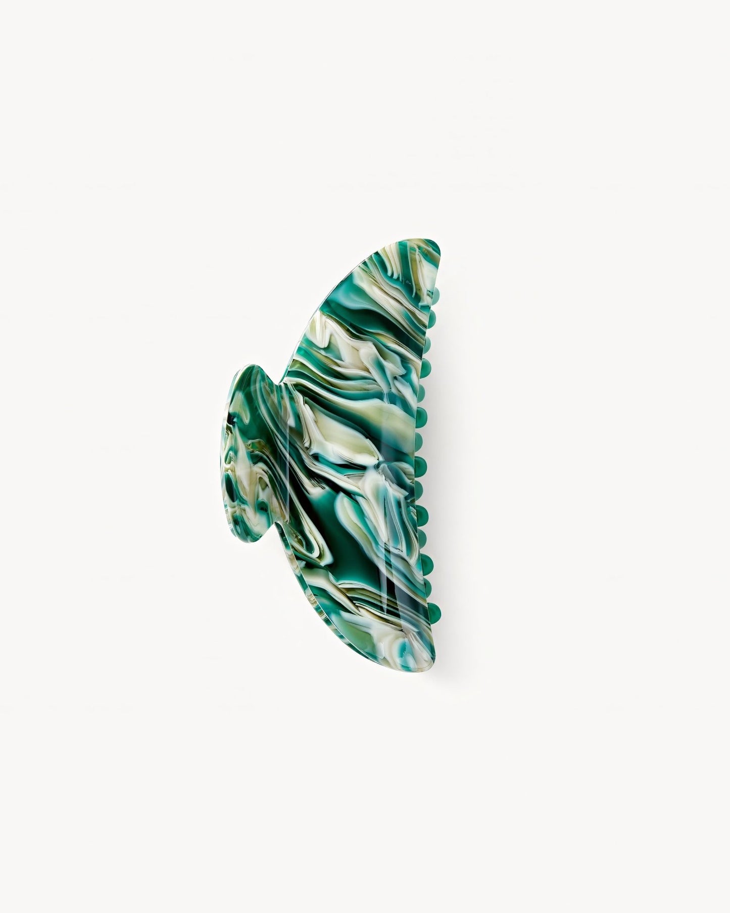 Midi Heirloom Hair Claw in Stromanthe