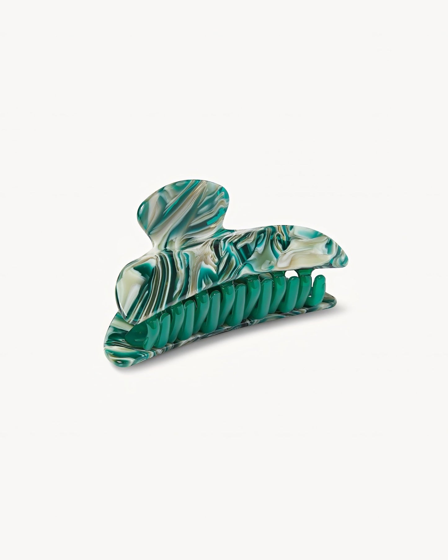Midi Heirloom Hair Claw in Stromanthe