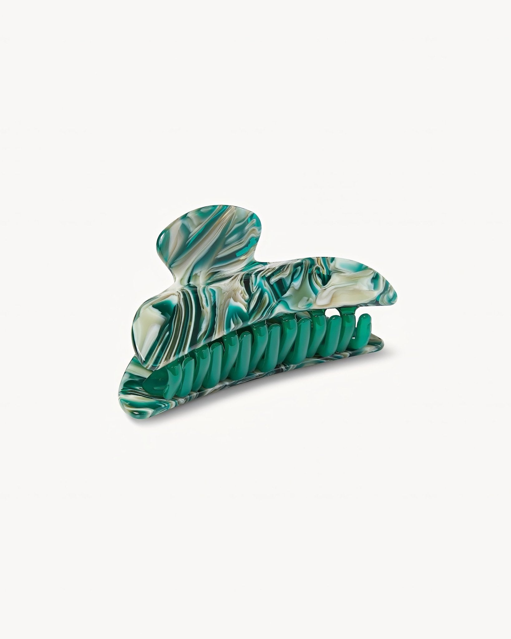 Midi Heirloom Hair Claw in Stromanthe