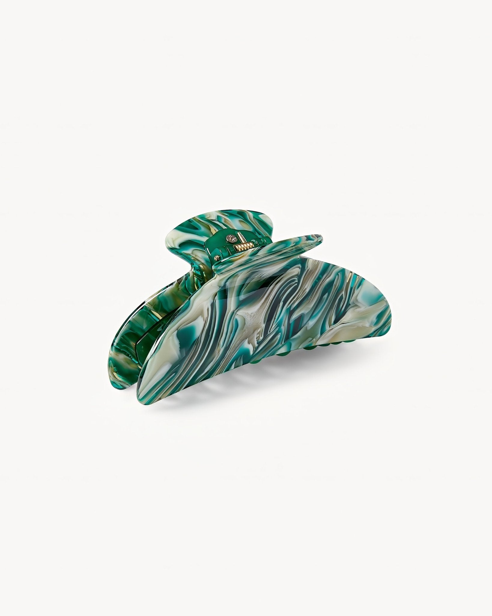 Midi Heirloom Hair Claw in Stromanthe