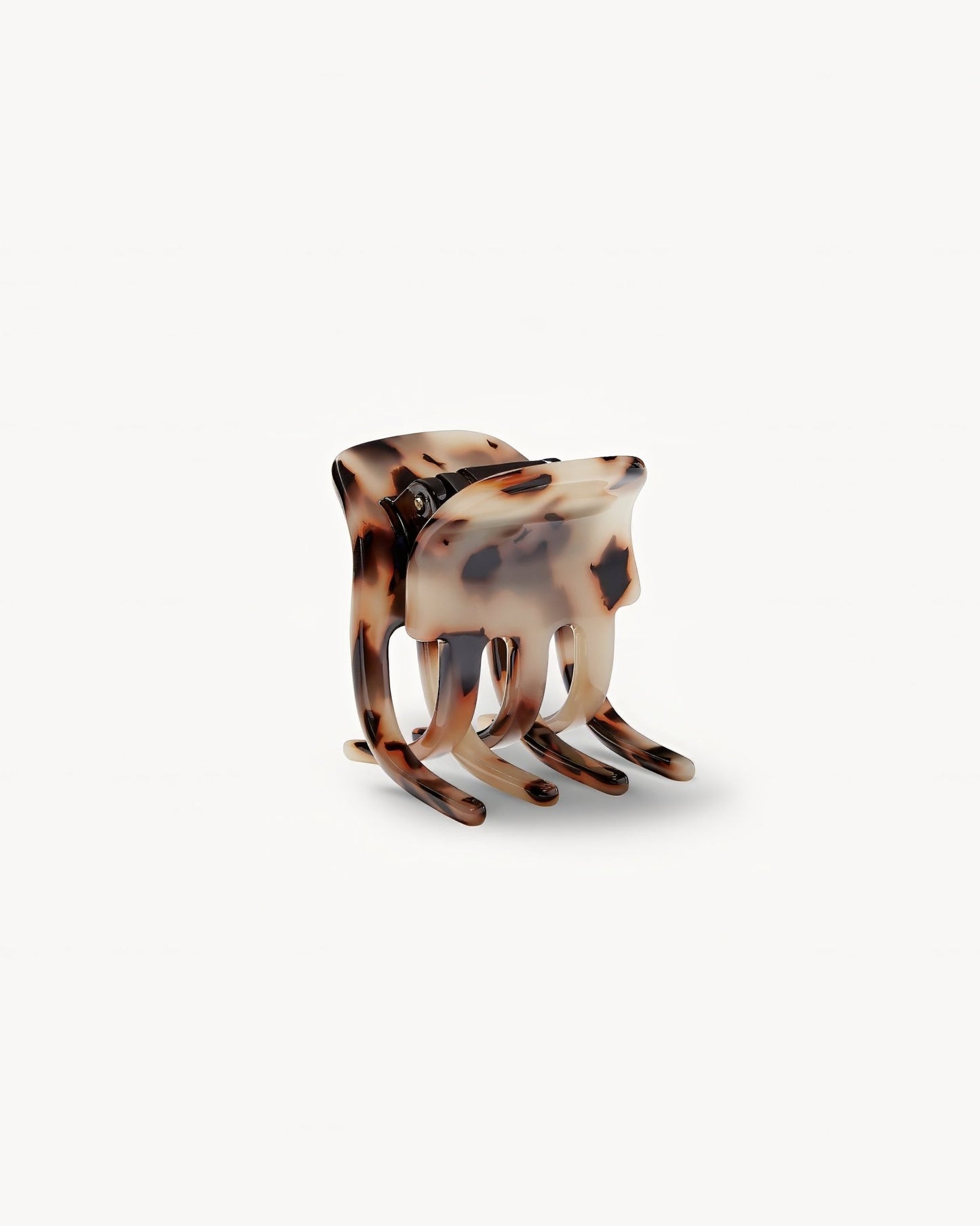 Mini Claw Clip in Ash Blonde Tortoise