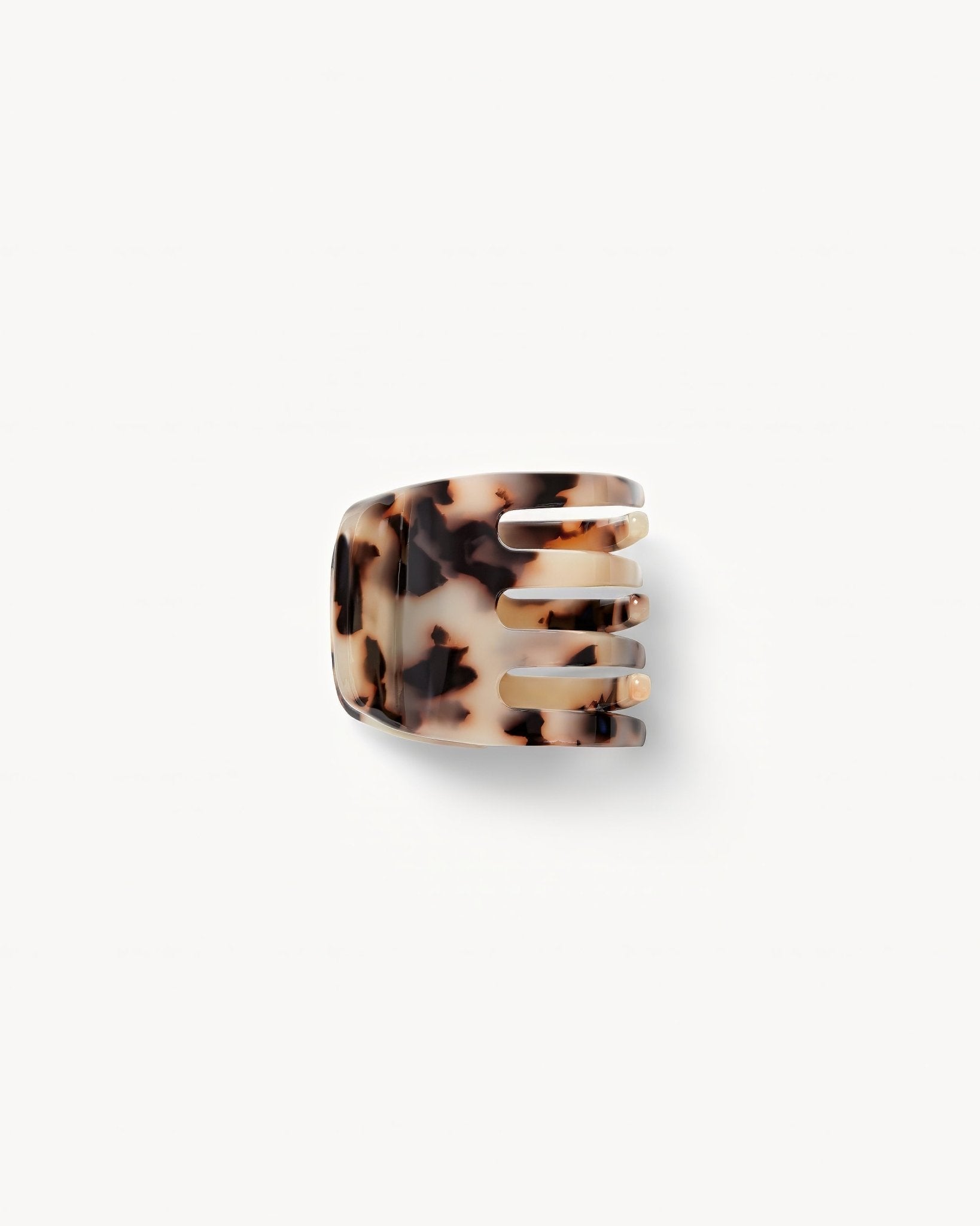 Mini Claw Clip in Ash Blonde Tortoise