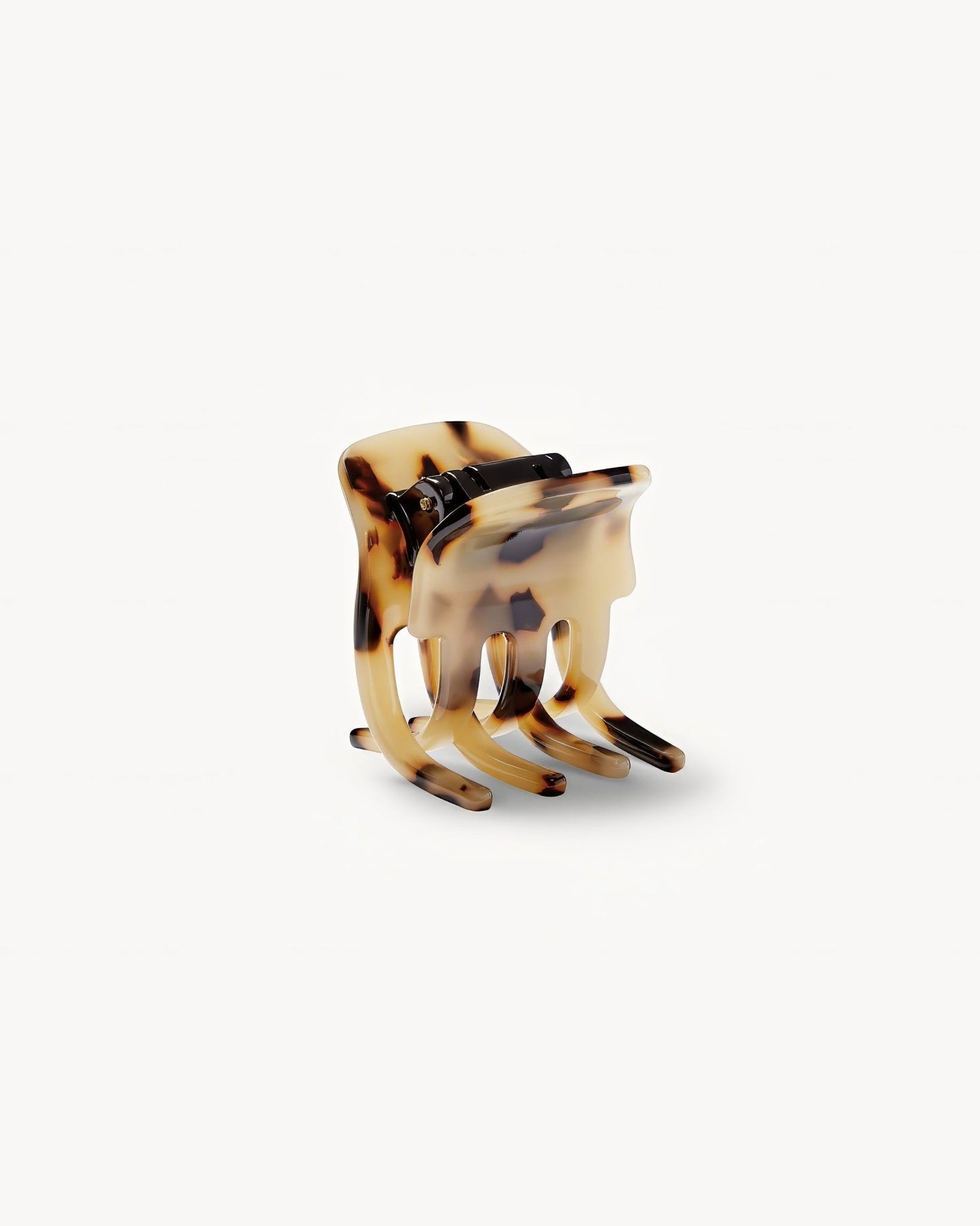 Mini Claw Clip in Blonde Tortoise