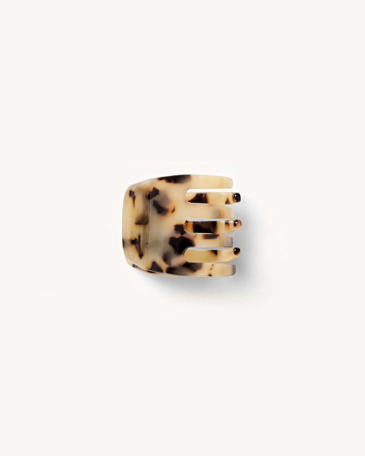 Mini Claw Clip in Blonde Tortoise
