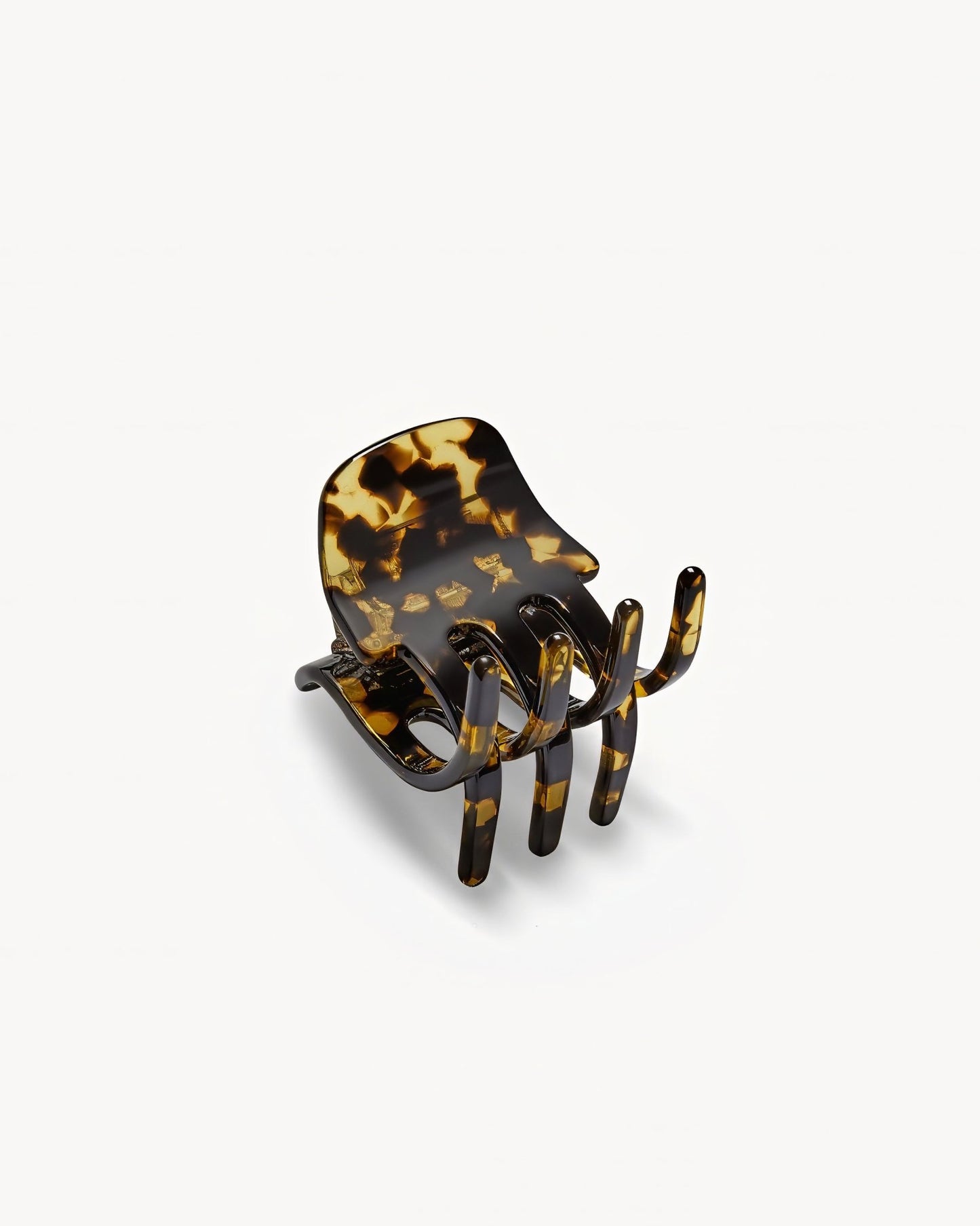 Mini Claw Clip in Dark Tortoise