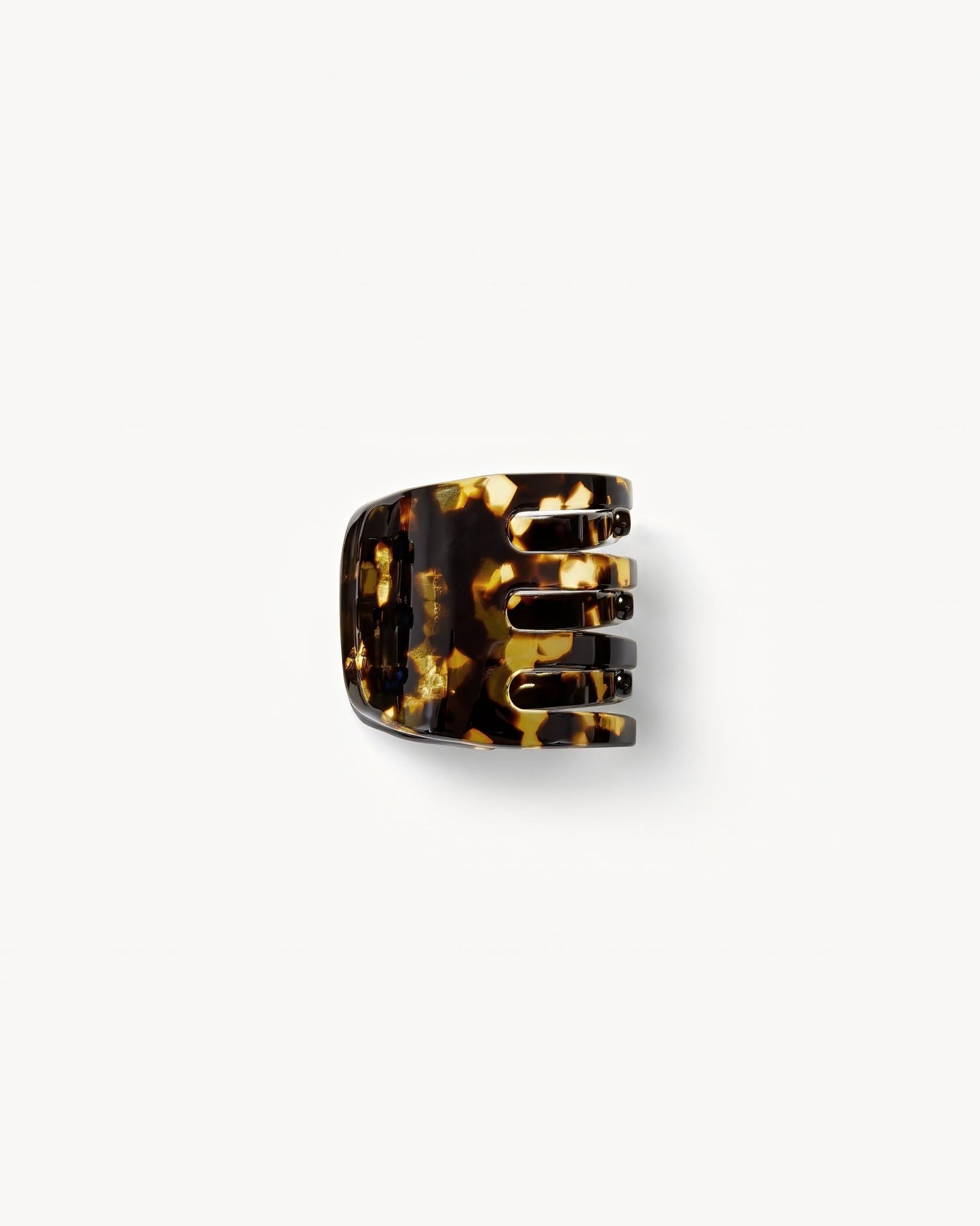 Mini Claw Clip in Dark Tortoise