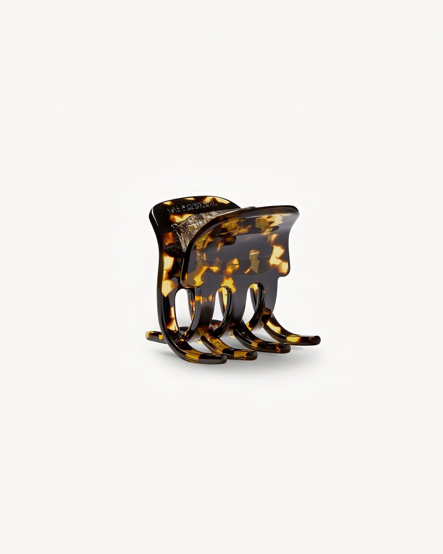 Mini Claw Clip in Dark Tortoise