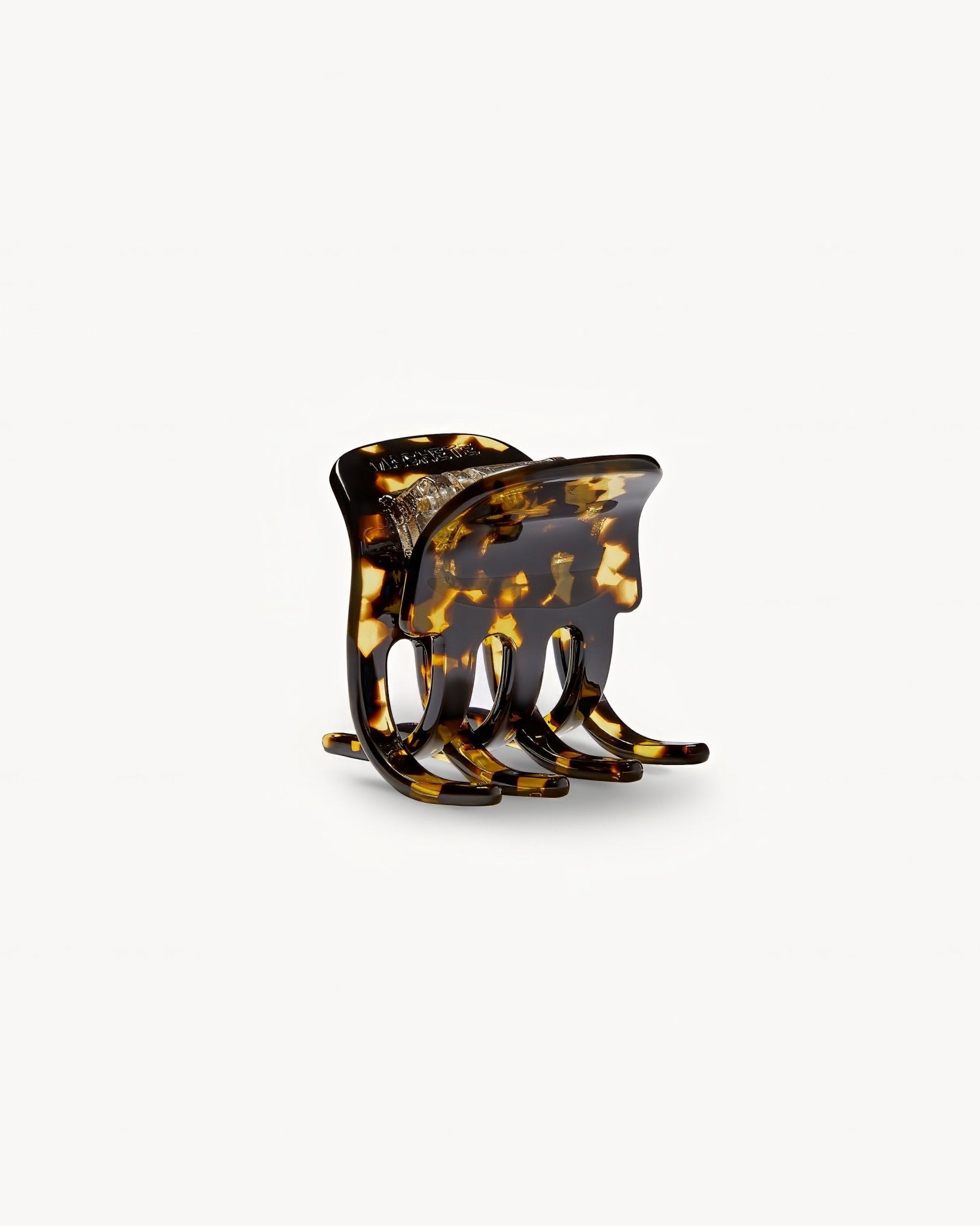 Mini Claw Clip in Dark Tortoise