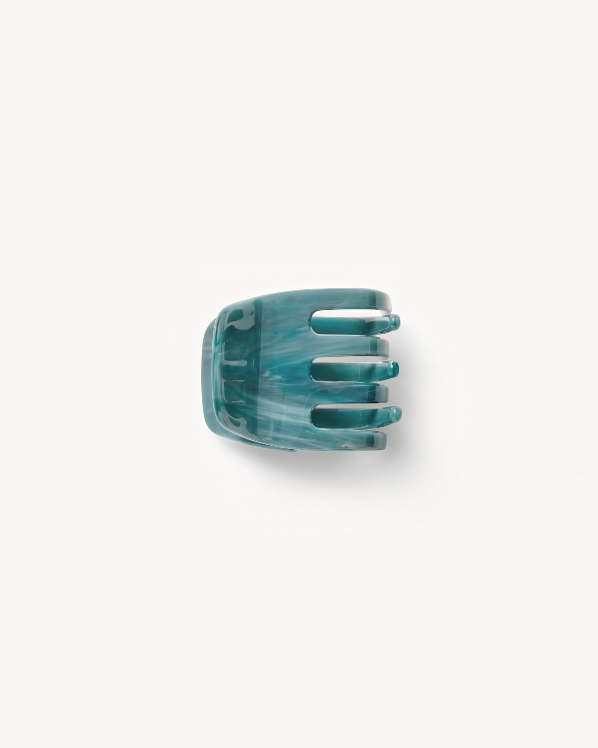 Mini Claw Clip in Jadeite