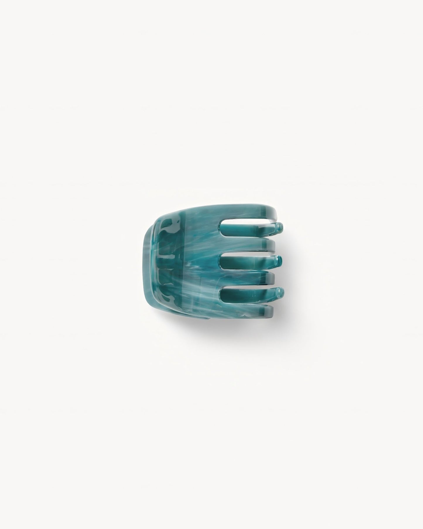 Mini Claw Clip in Jadeite