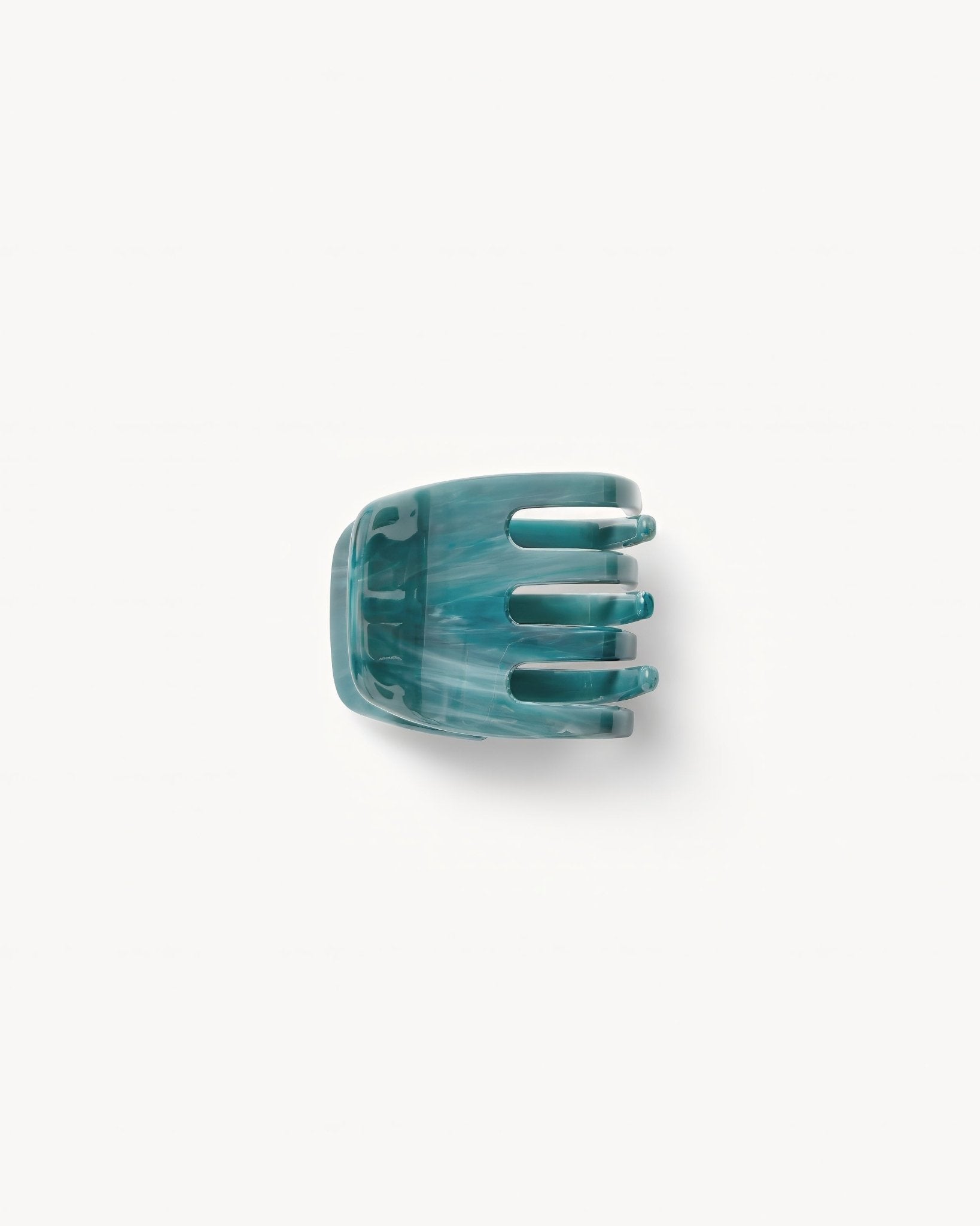 Mini Claw Clip in Jadeite