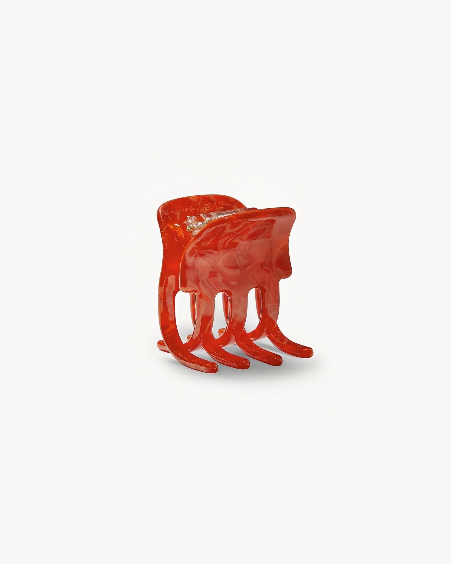 Mini Claw Clip in Poppy