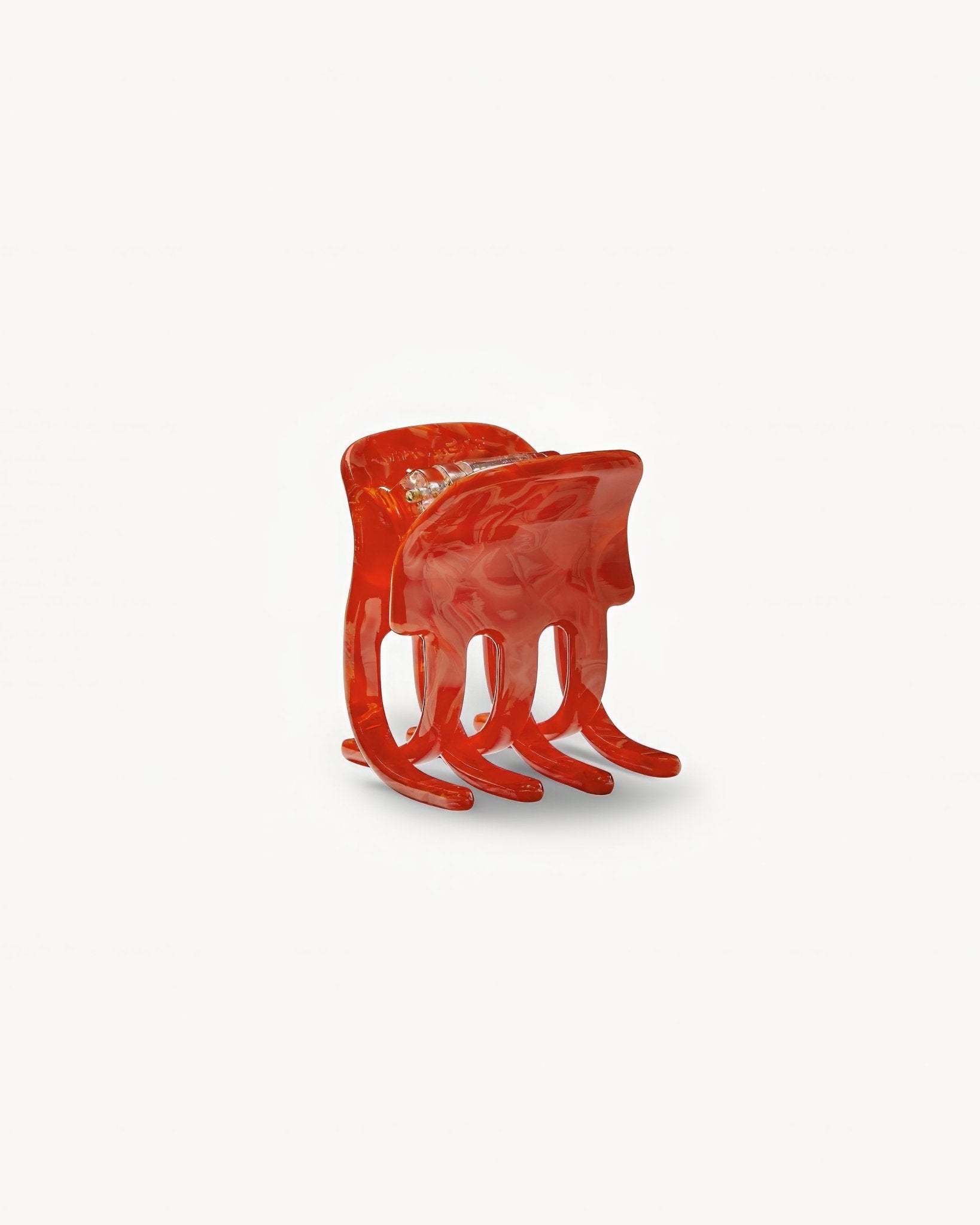 Mini Claw Clip in Poppy