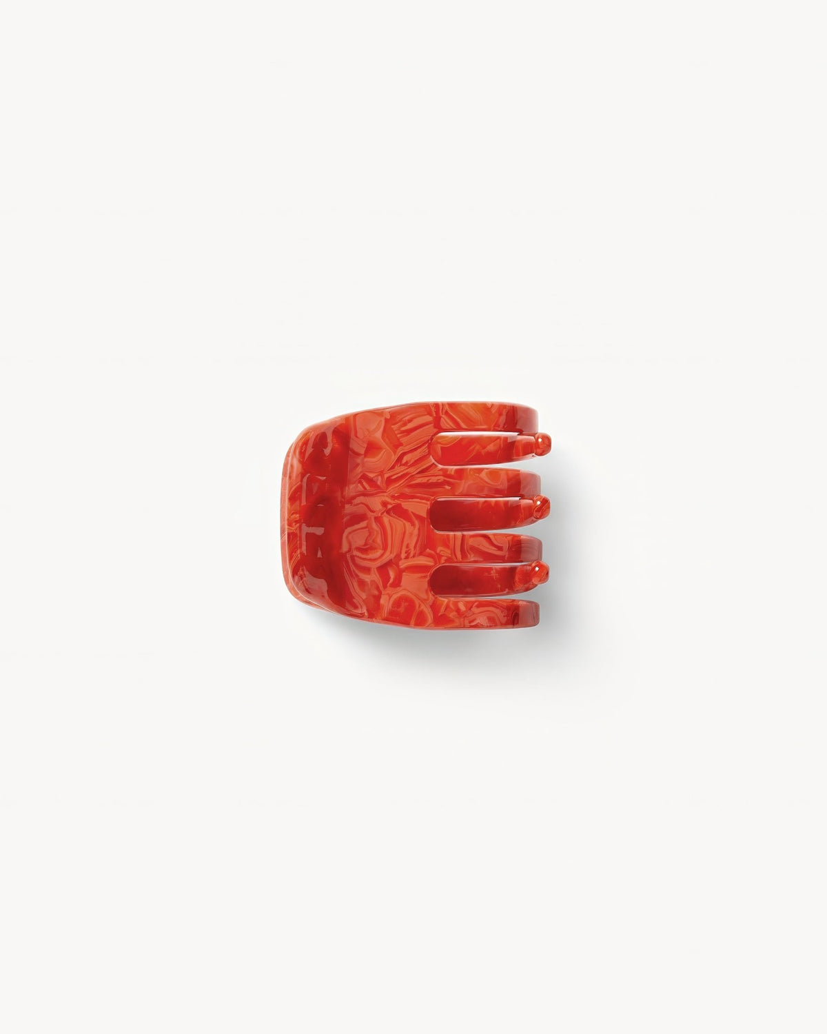 Mini Claw Clip in Poppy