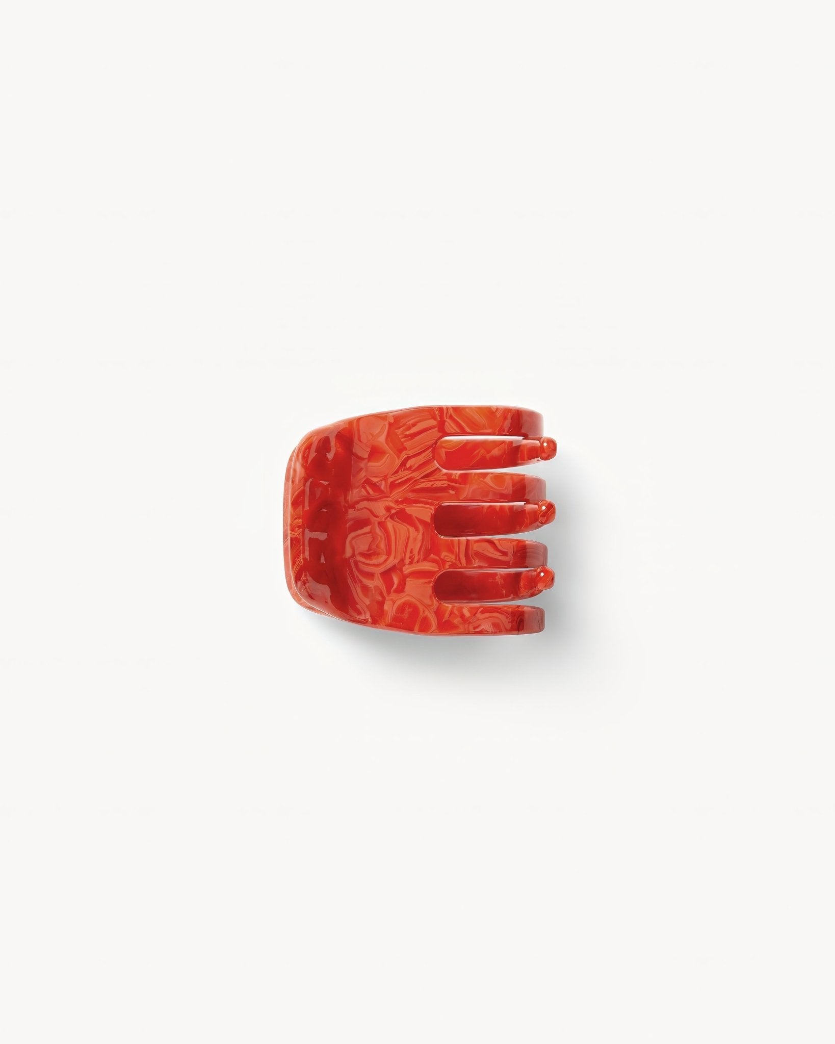 Mini Claw Clip in Poppy