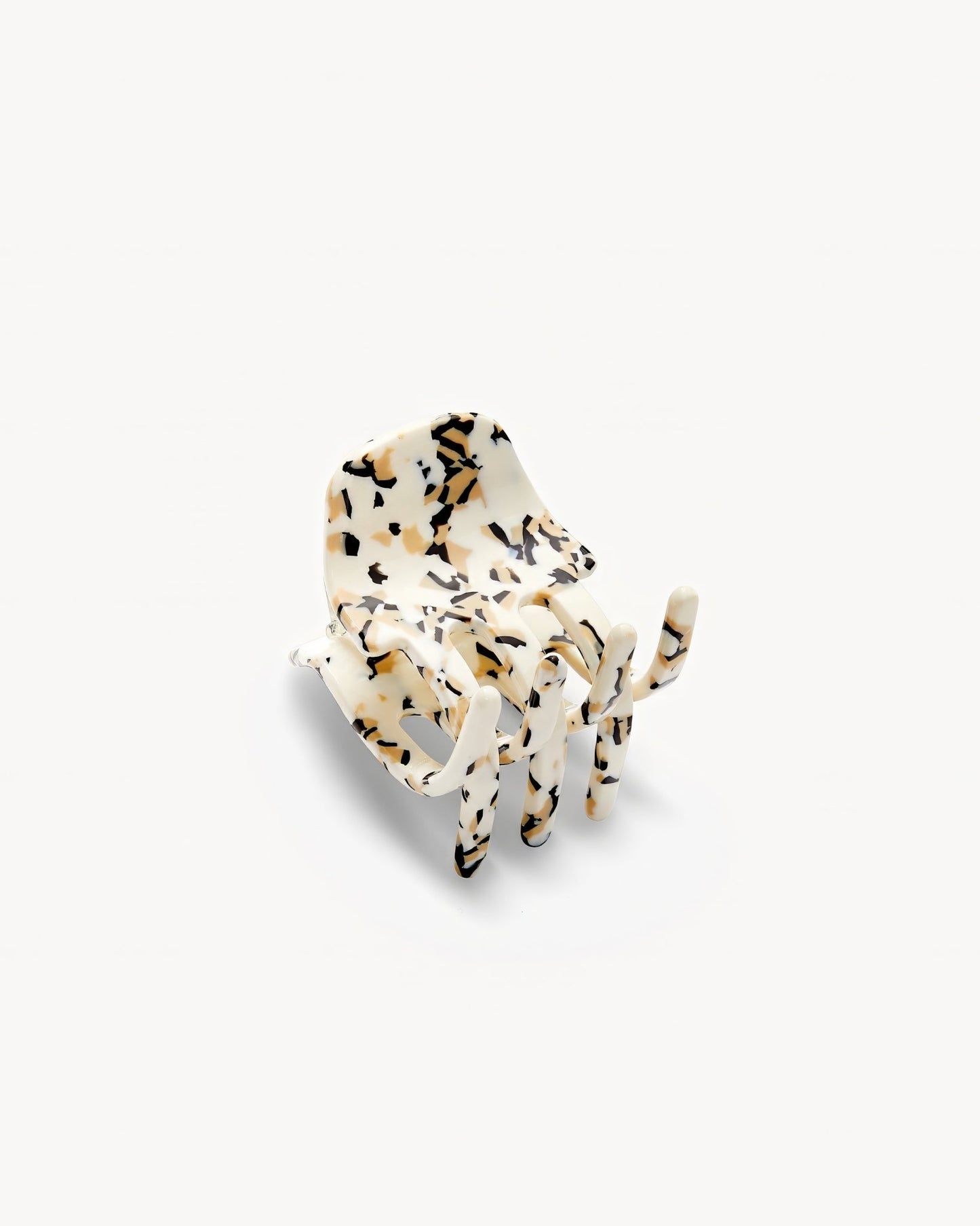 Mini Claw Clip in Terrazzo