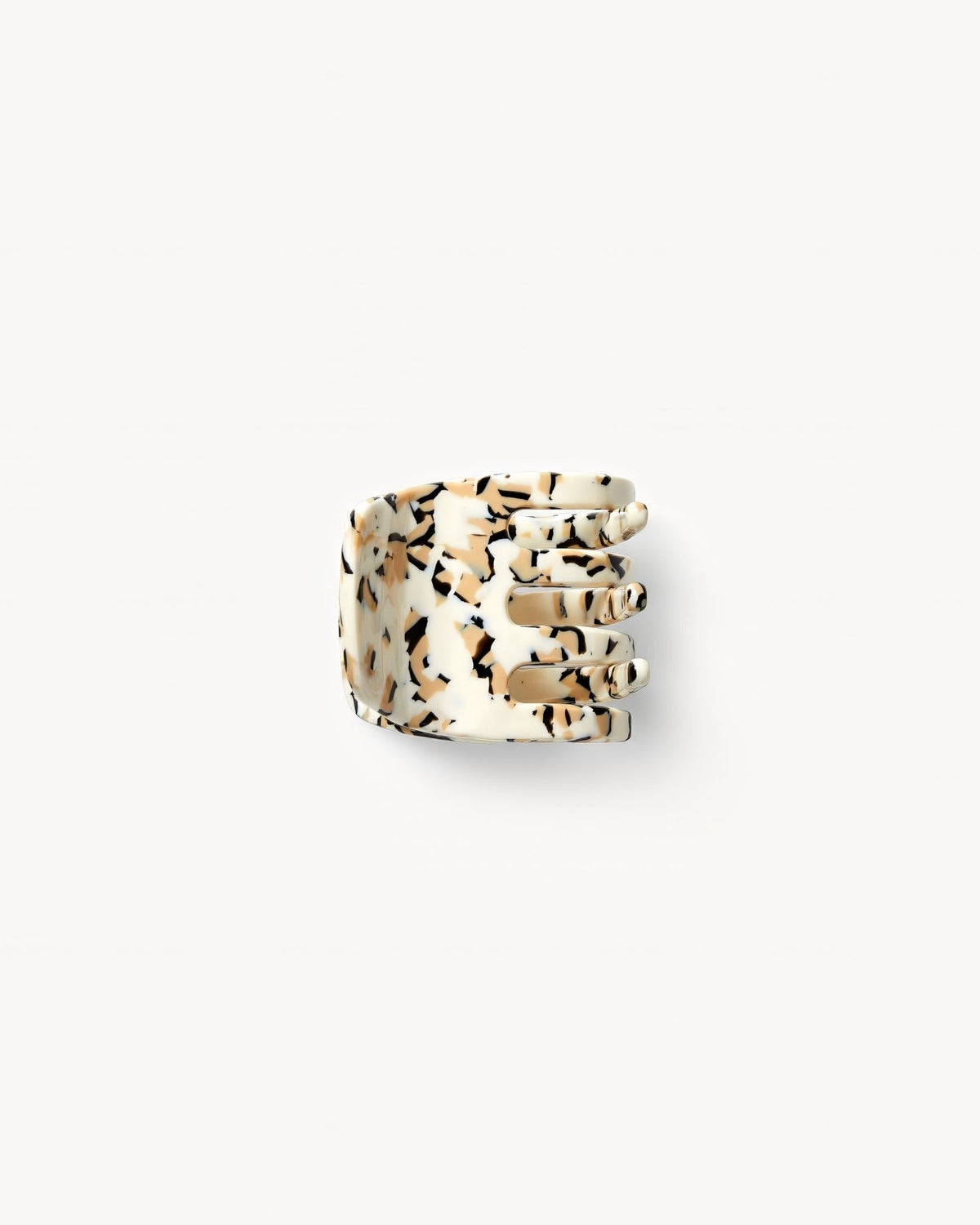 Mini Claw Clip in Terrazzo