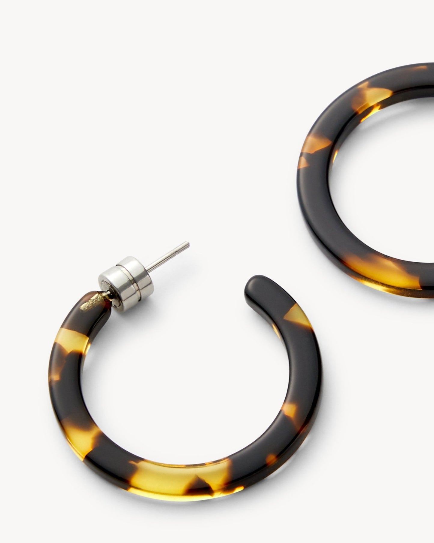 Mini Hoops in Dark Tortoise - MACHETE