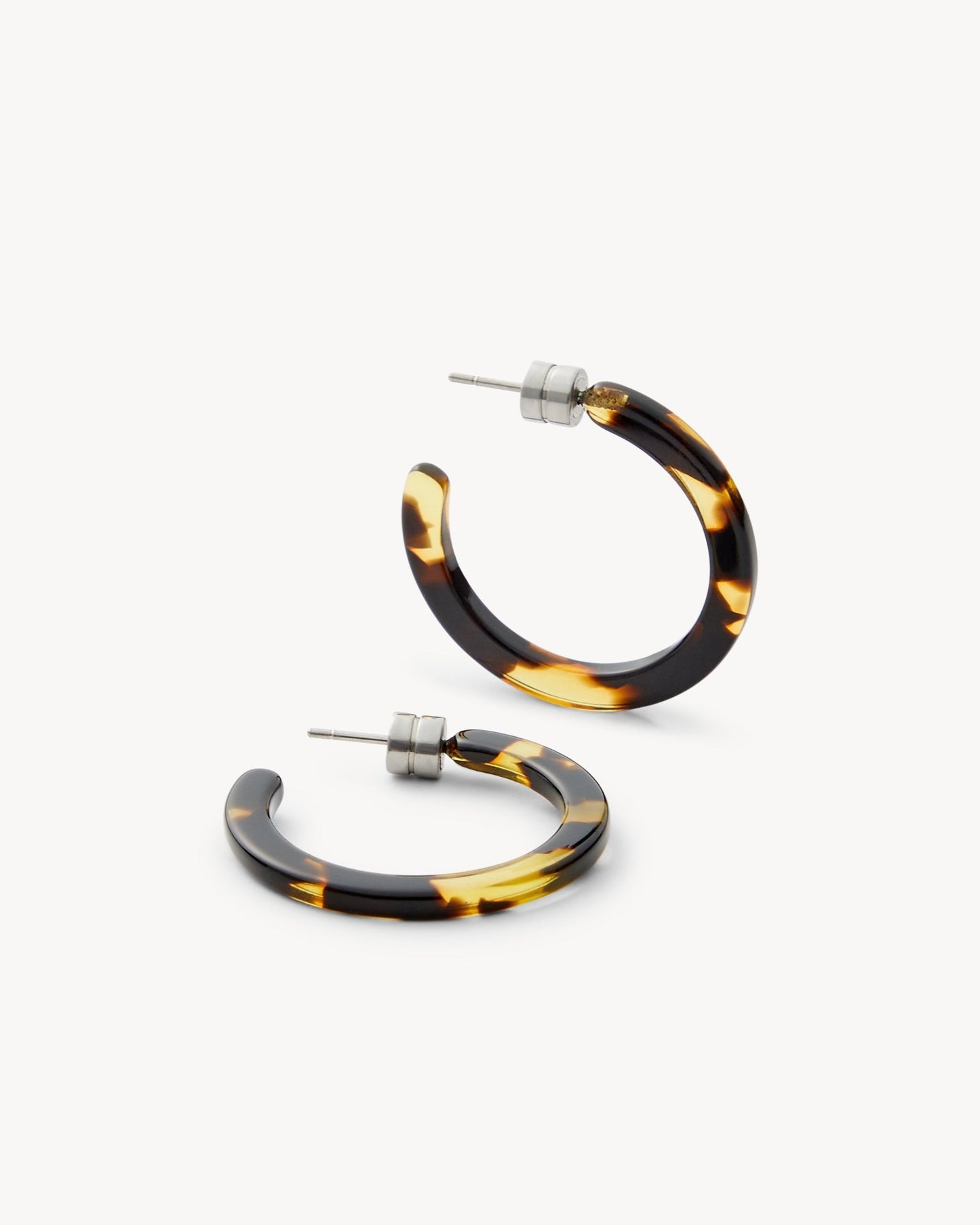Mini Hoops in Dark Tortoise - MACHETE