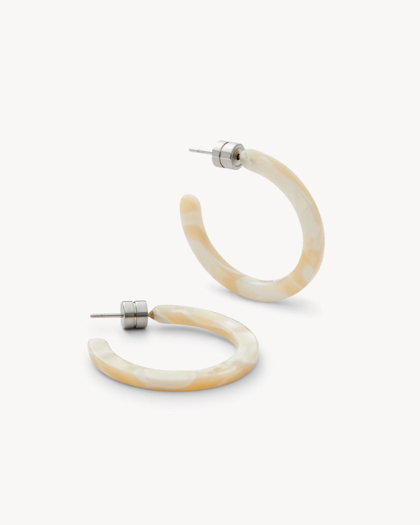 Mini Hoops in Ivory - MACHETE