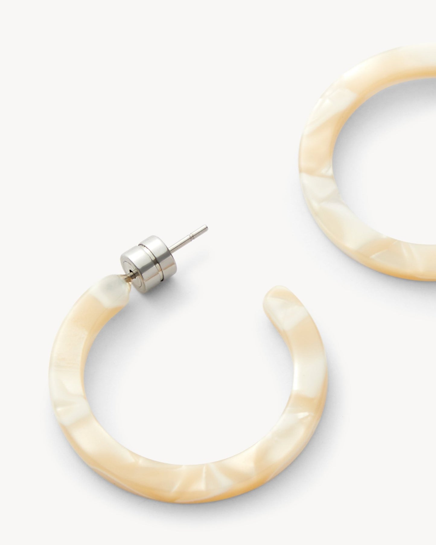 Mini Hoops in Ivory - MACHETE