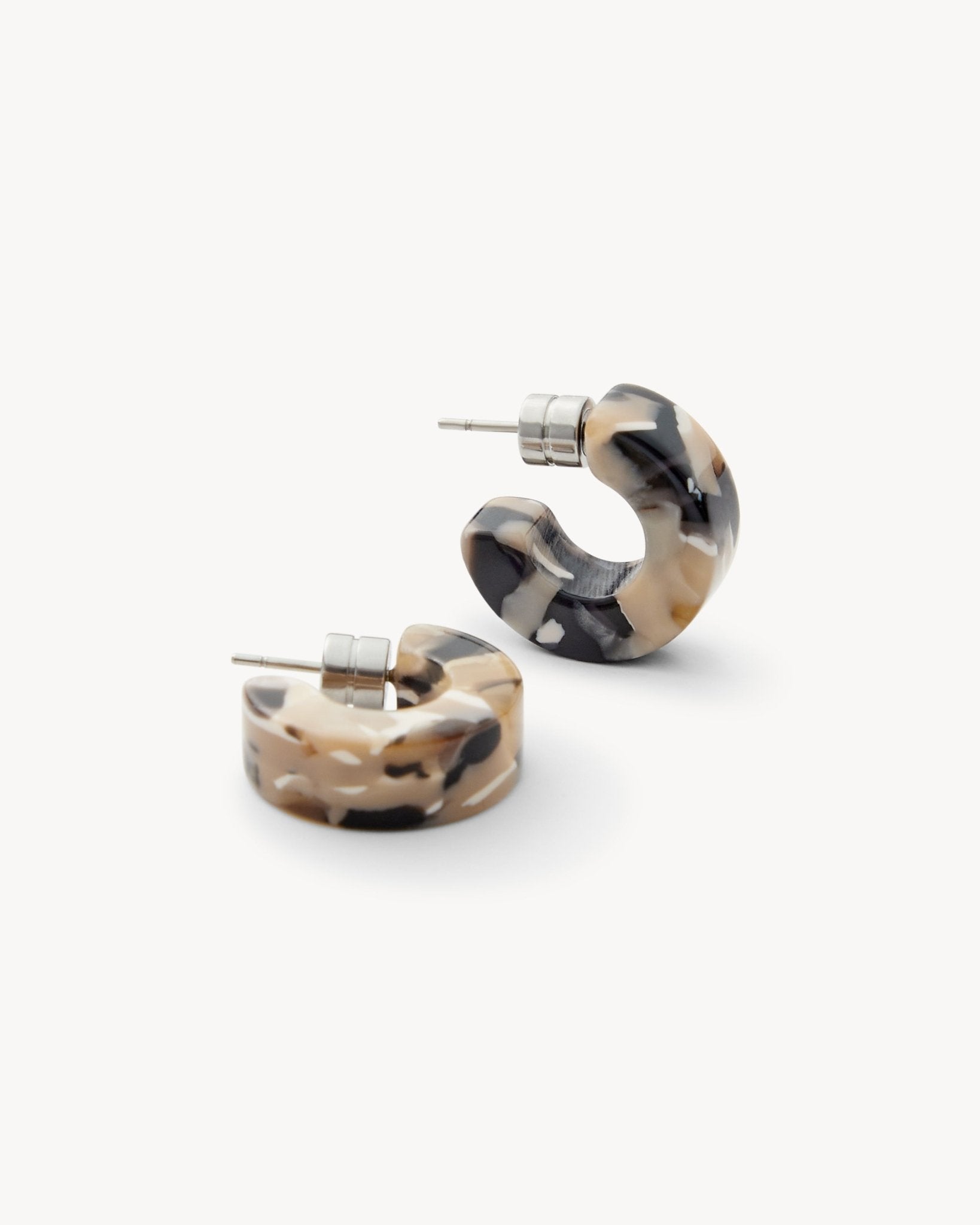 Muse Hoop Earrings in Abalone