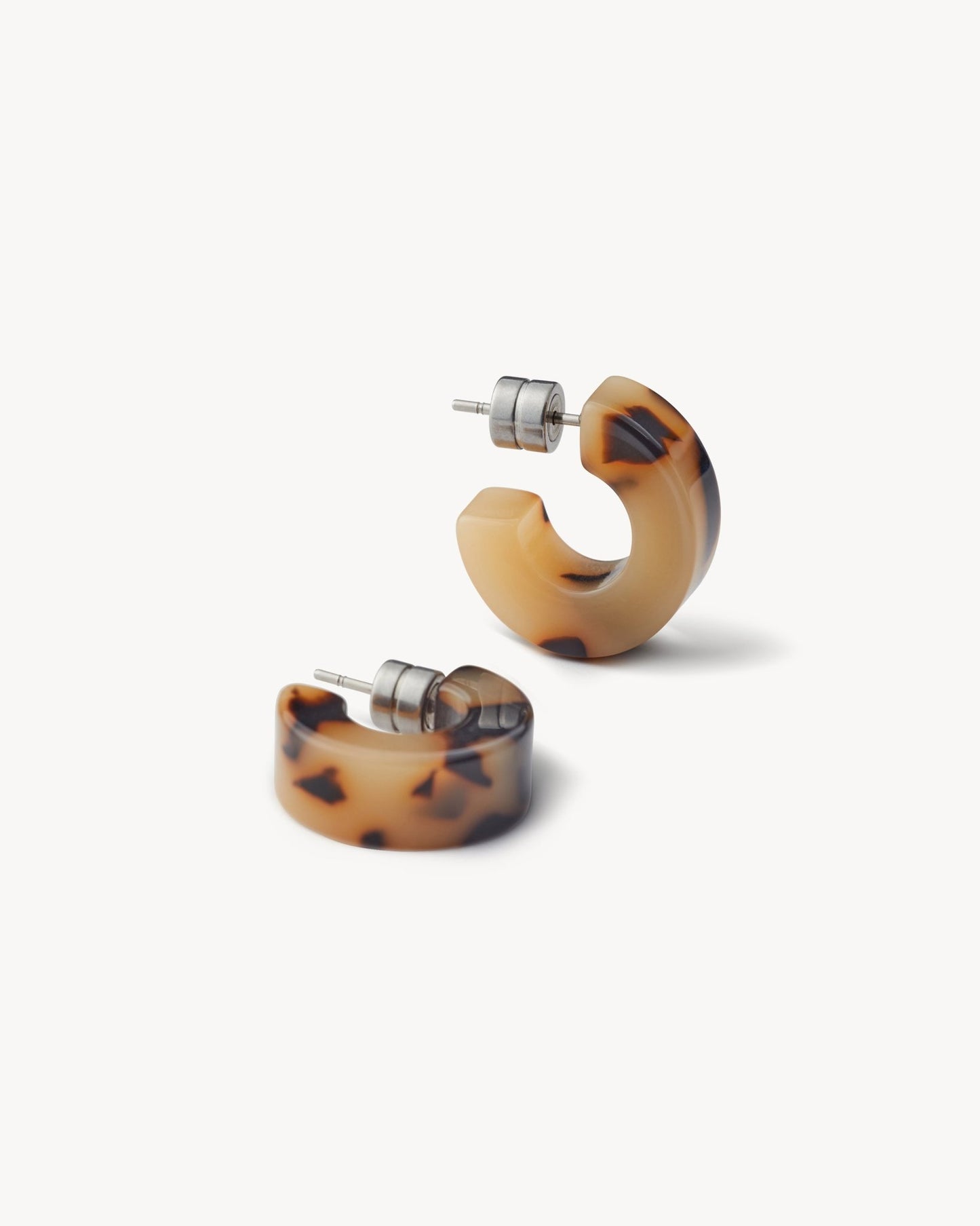 Muse Hoops in Blonde Tortoise - MACHETE