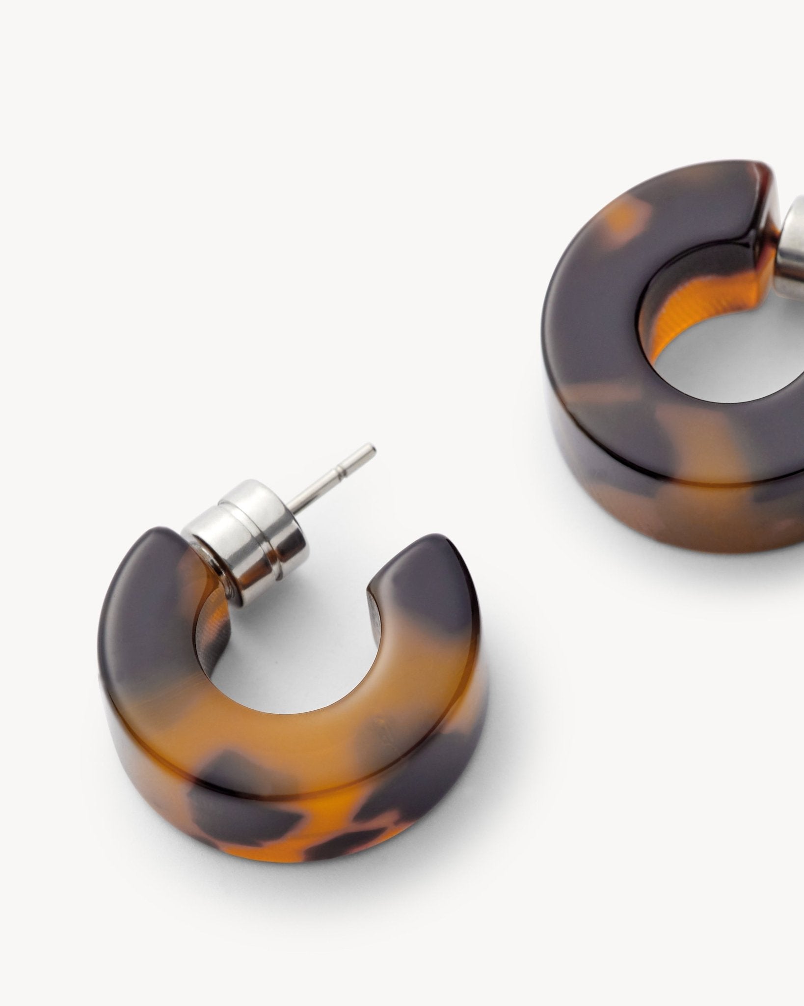 Muse Hoop Earrings in Classic Tortoise